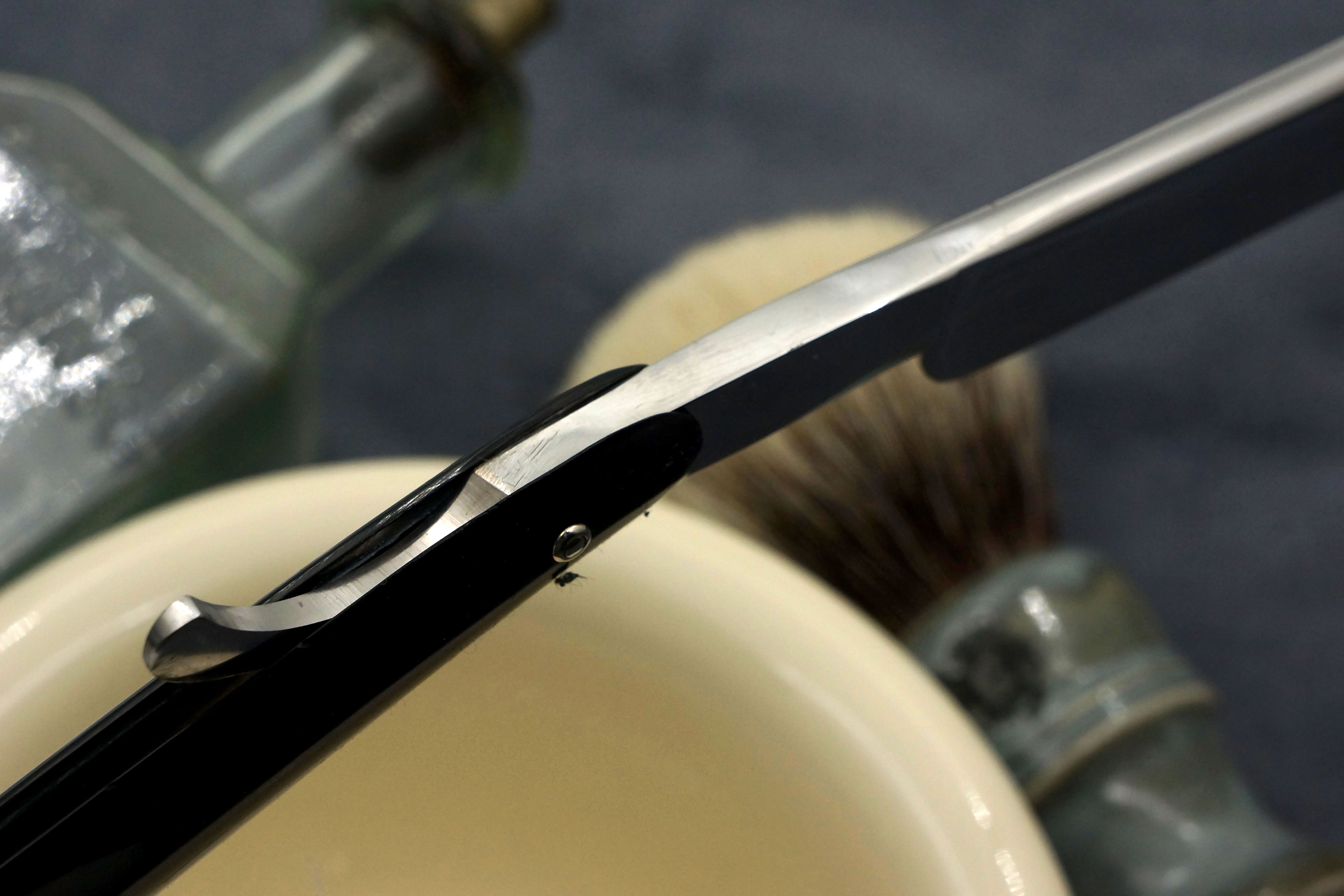 Challenge Cutlery 11/16 Full Hollow Blade - Vintage American Straight Razor - Shave Ready