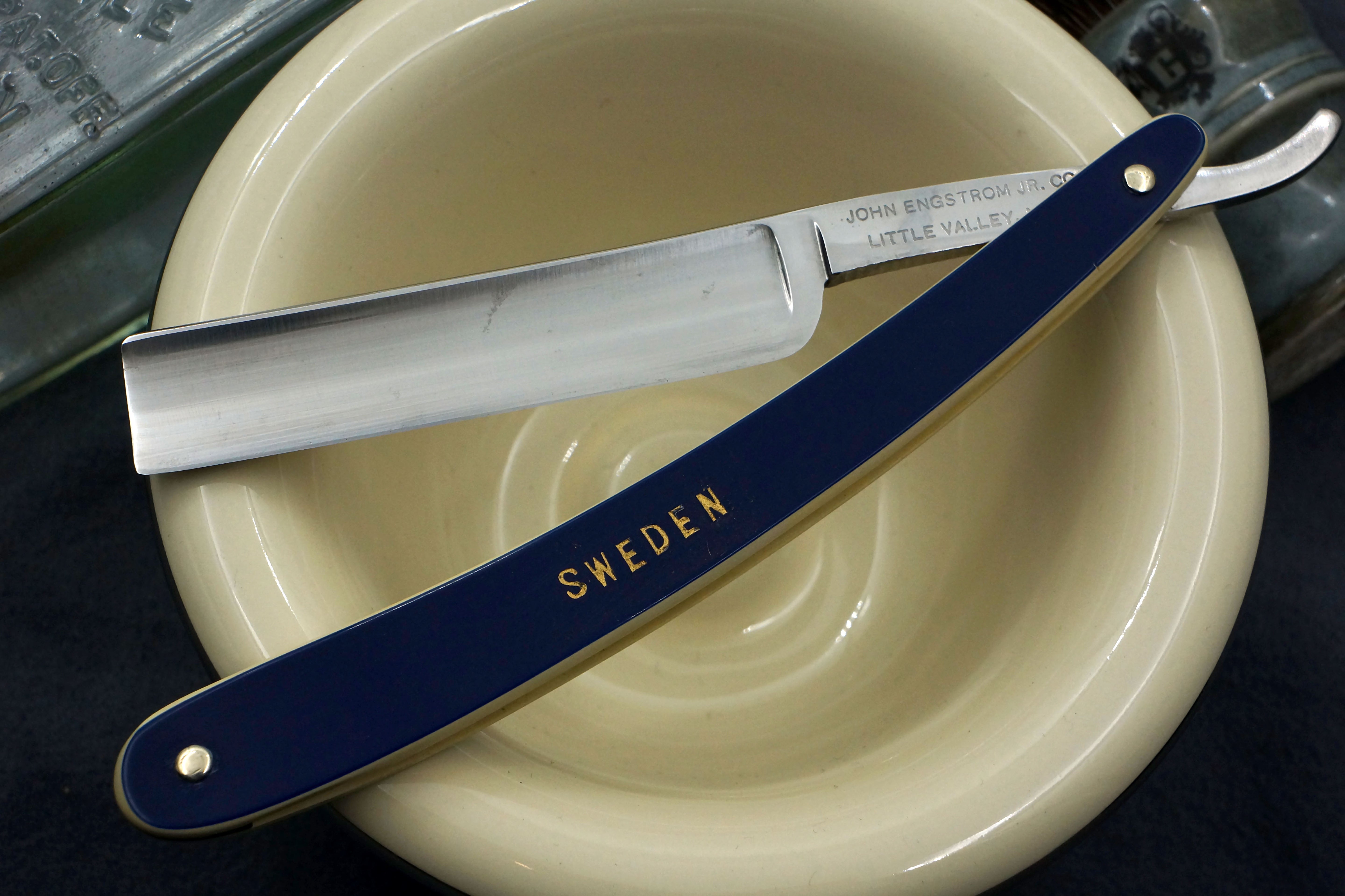 John Engstrom Jr. 5/8 Blade - Excellent ++ American Straight Razor - Shave Ready
