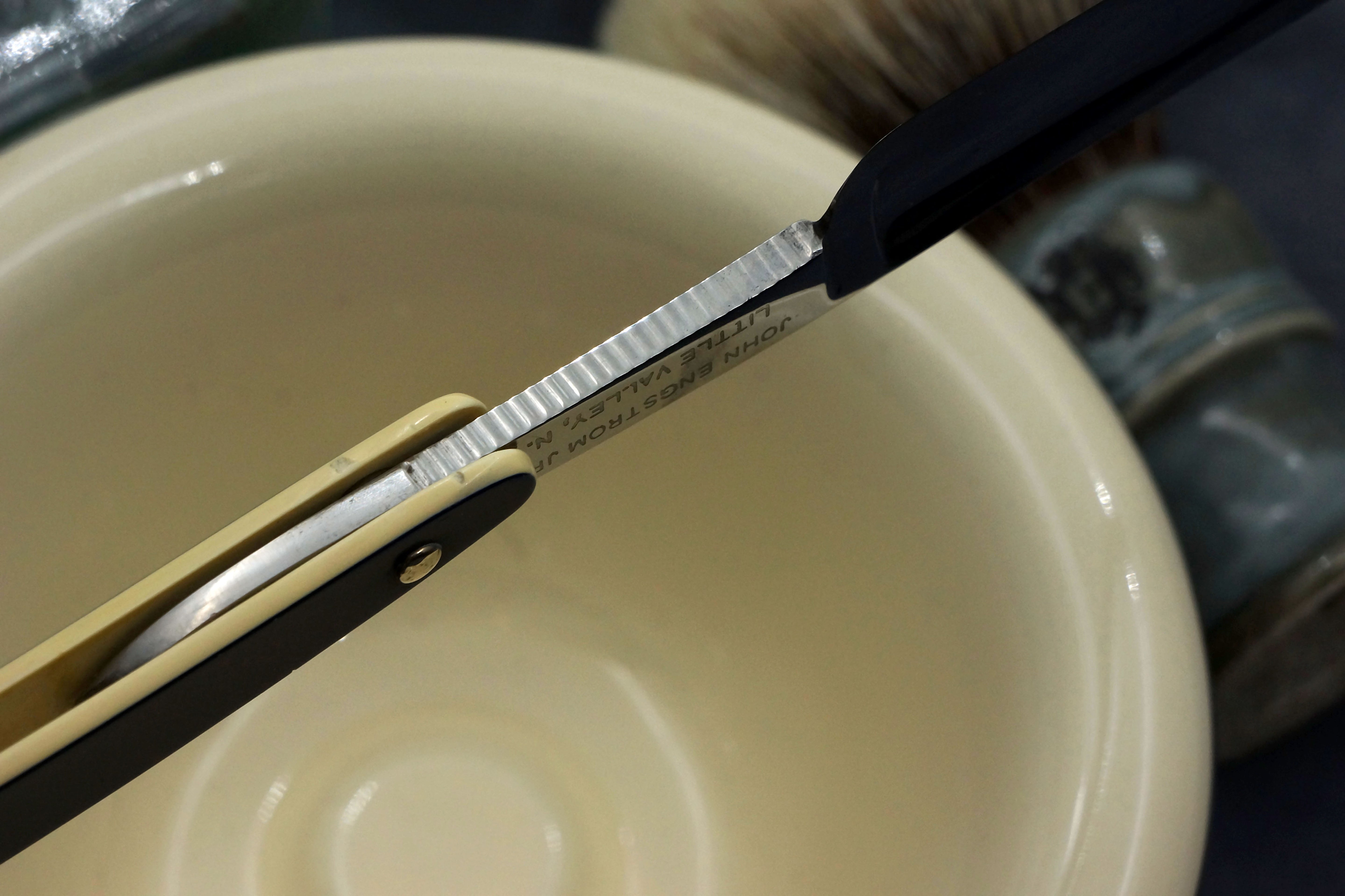John Engstrom Jr. 5/8 Blade - Excellent ++ American Straight Razor - Shave Ready