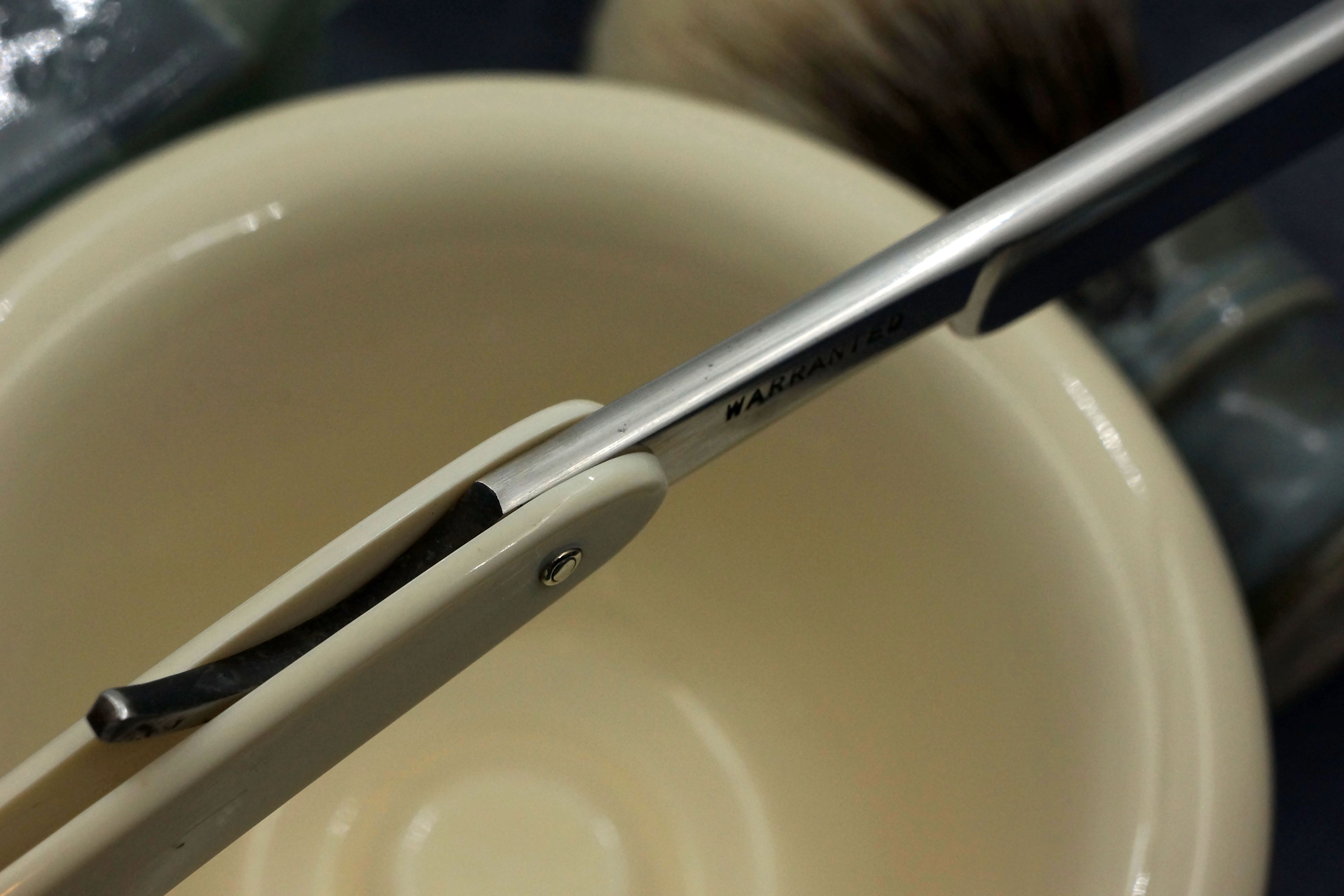 H.M. Christensen 5/8 - Near Mint Vintage Brockton Mass. American Straight Razor - Shave Ready