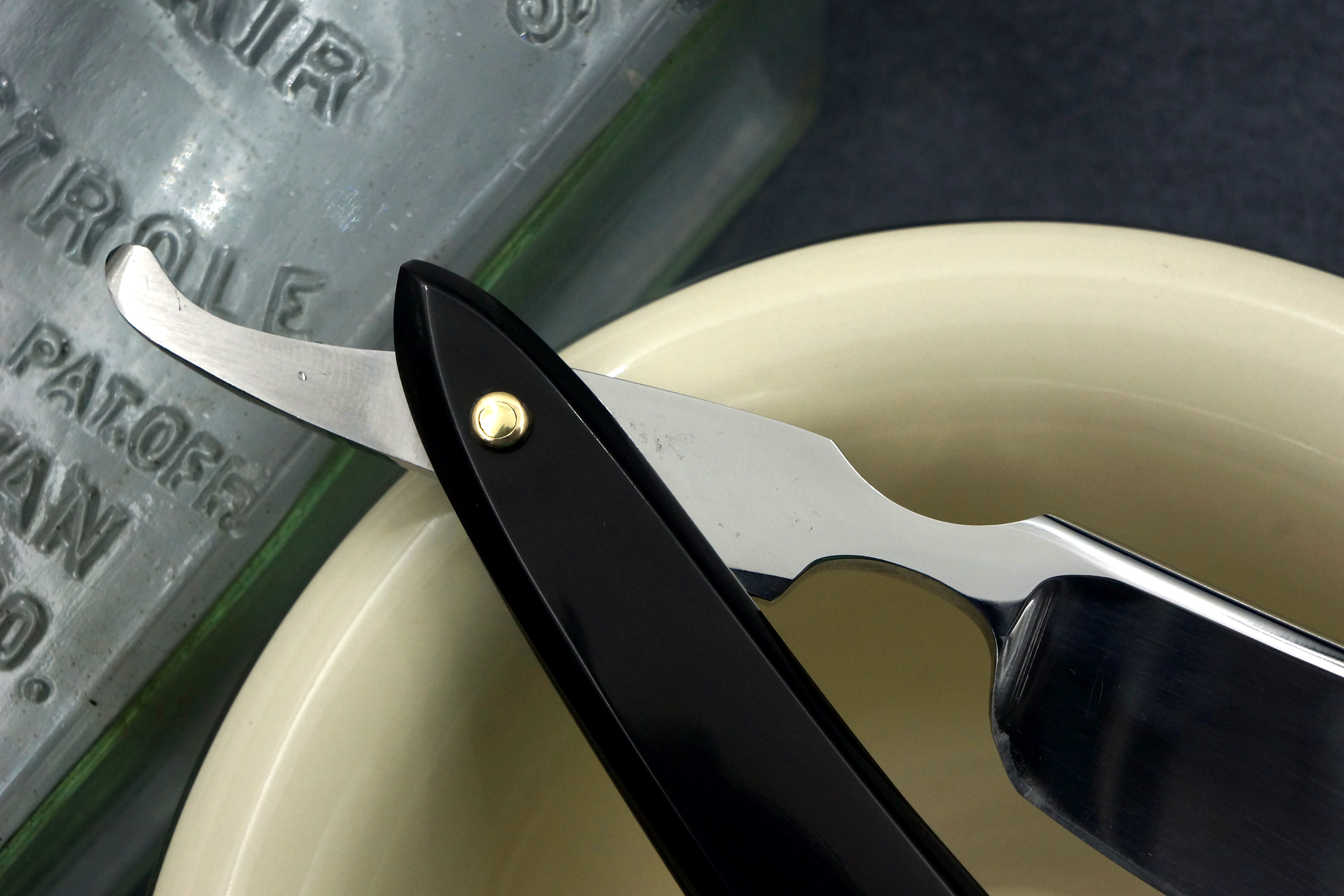 Joseph Elliot - Rare Double Thumbnotch - 7/8 Near Wedge Restored Sheffield Straight Razor - Shave Ready