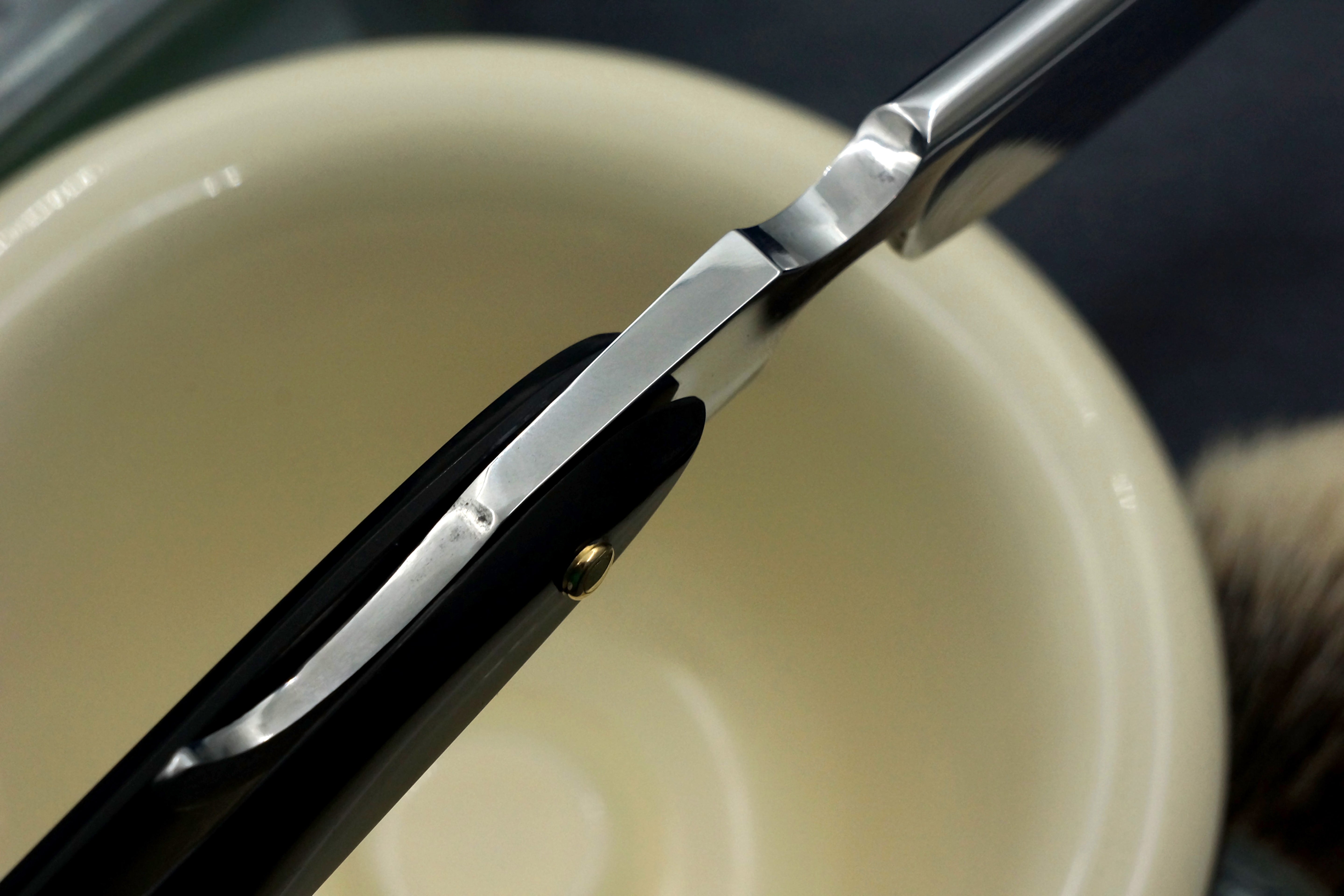 Joseph Elliot - Rare Double Thumbnotch - 7/8 Near Wedge Restored Sheffield Straight Razor - Shave Ready