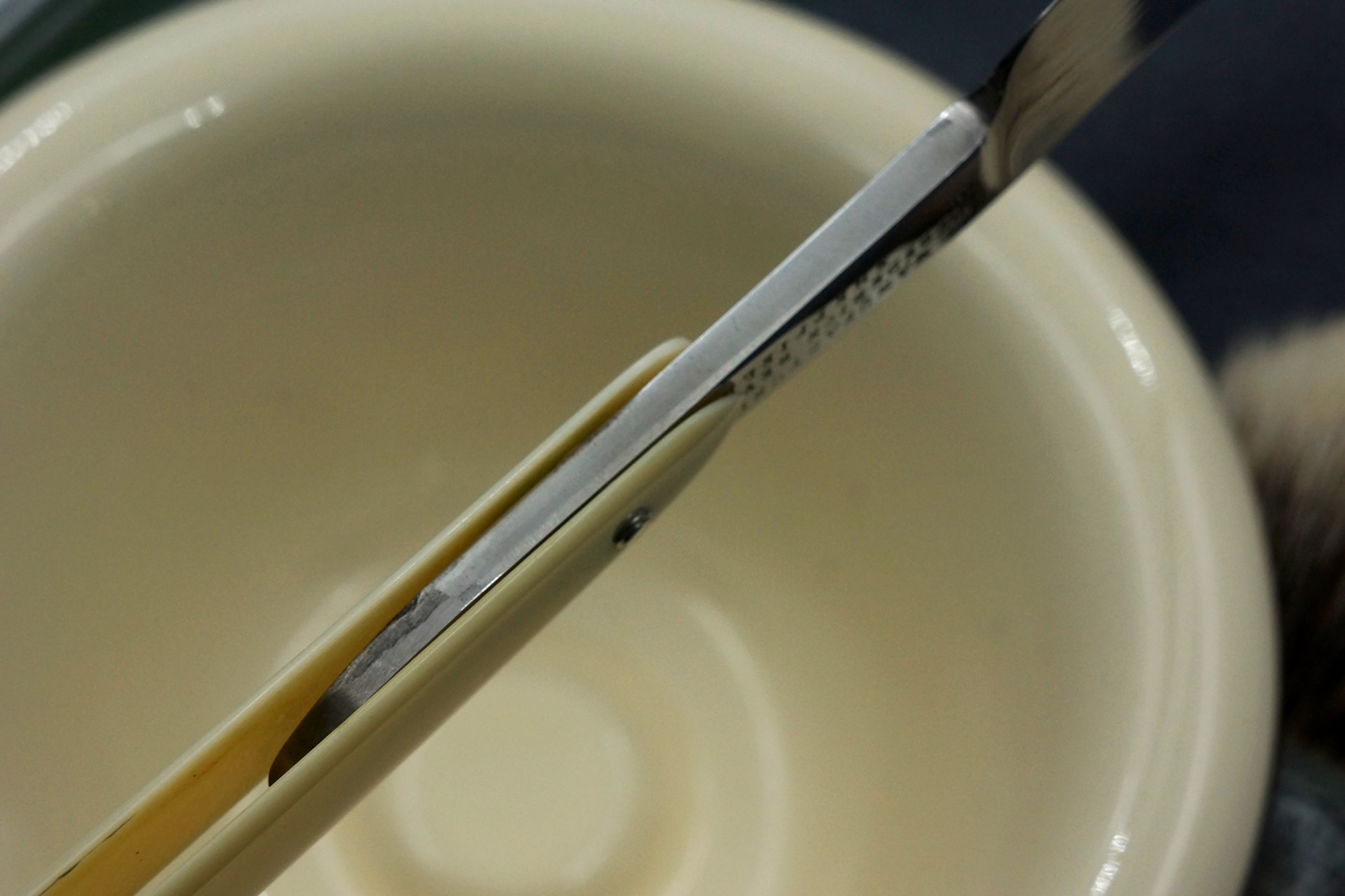 Frederick Reynolds 13/16 Near Wedge Blade with Ivory Scales - Fully Restored Sheffield Straight Razor - Shave Ready
