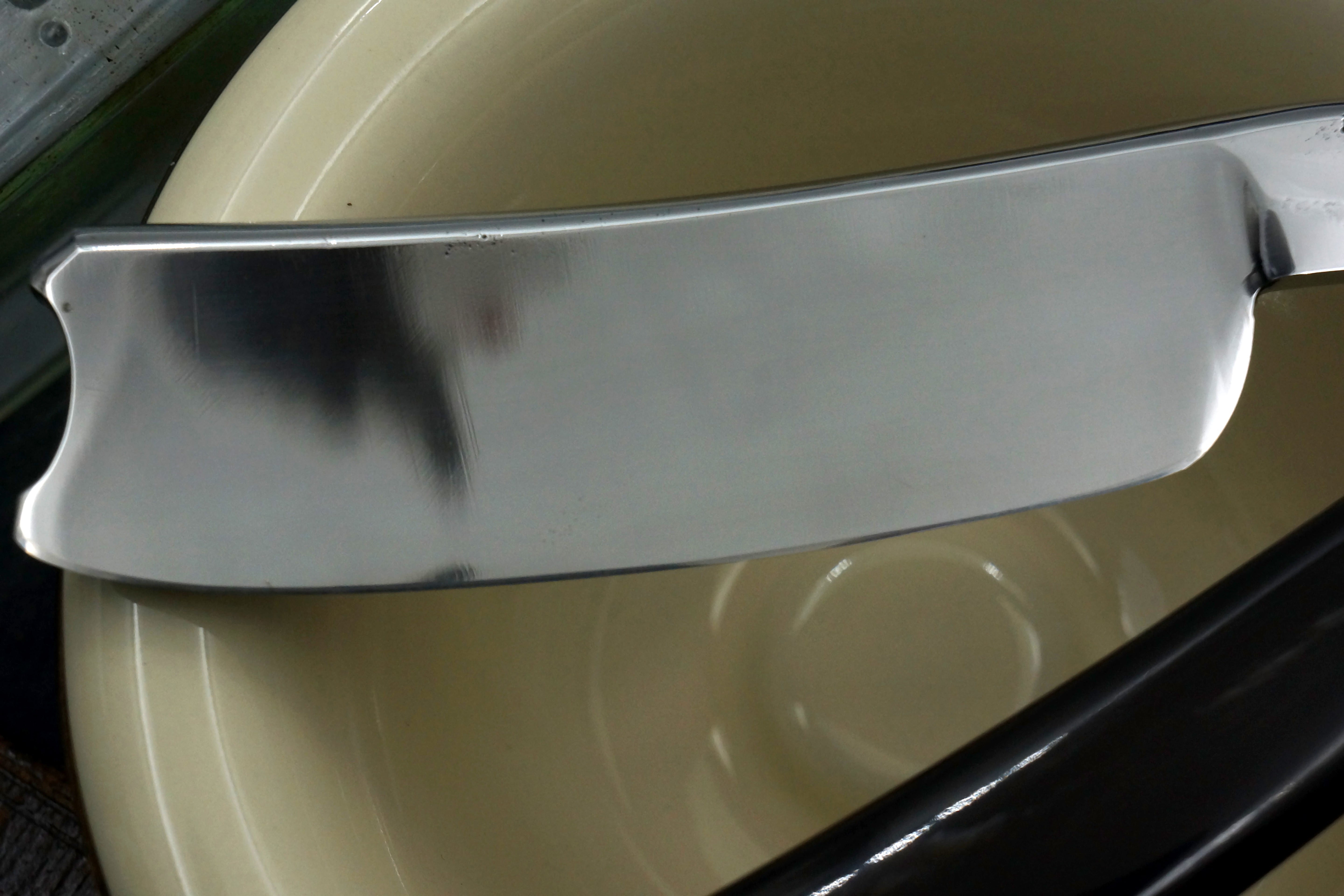 Wade & Butcher "For Barbers Use" - 1" Blade with New Horn Scales - Restored Sheffield Straight Razor - Shave Ready