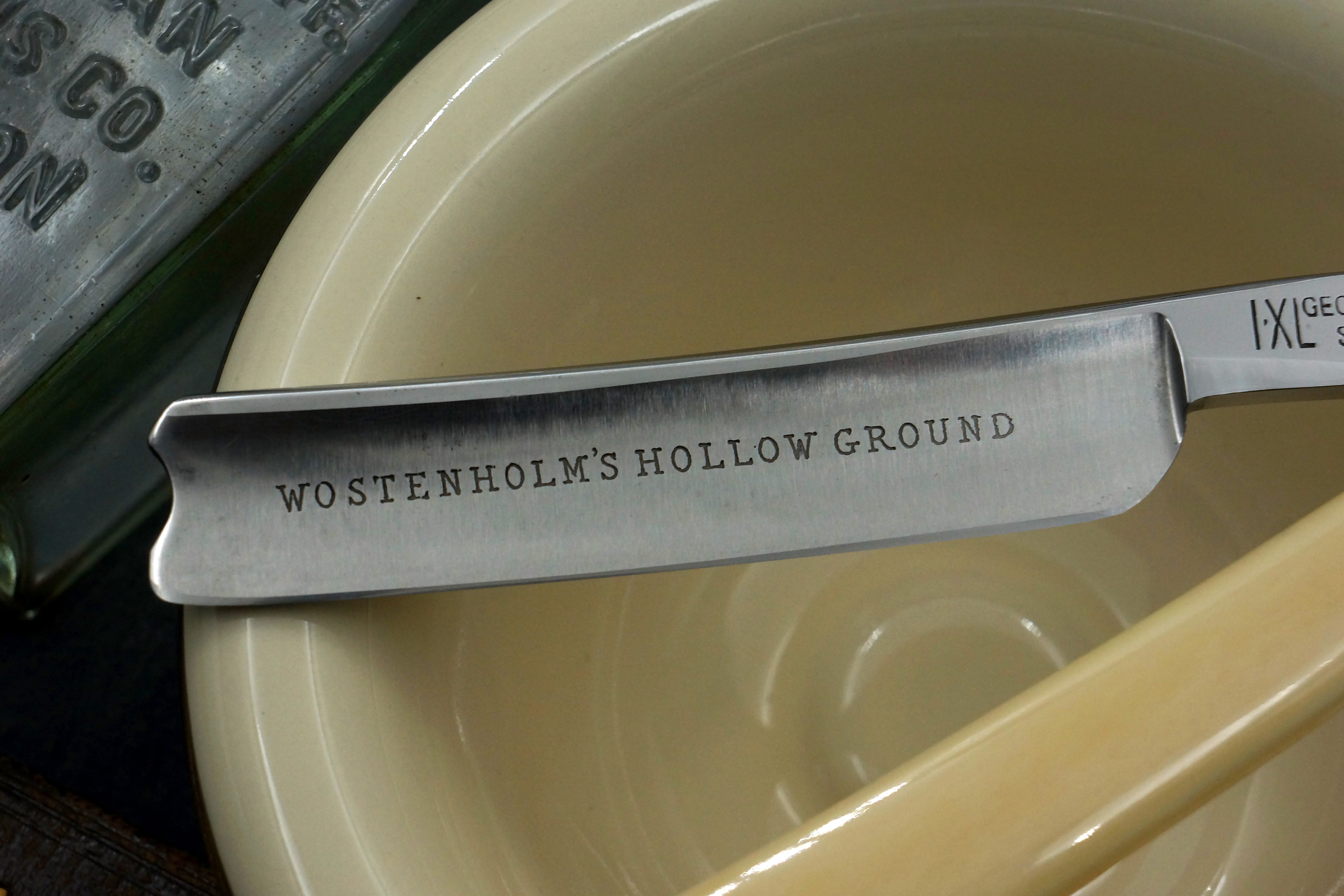 George Wostenholm & Son - Restored 5/8 Vintage Sheffield Straight Razor with Ivory Scales - Shave Ready