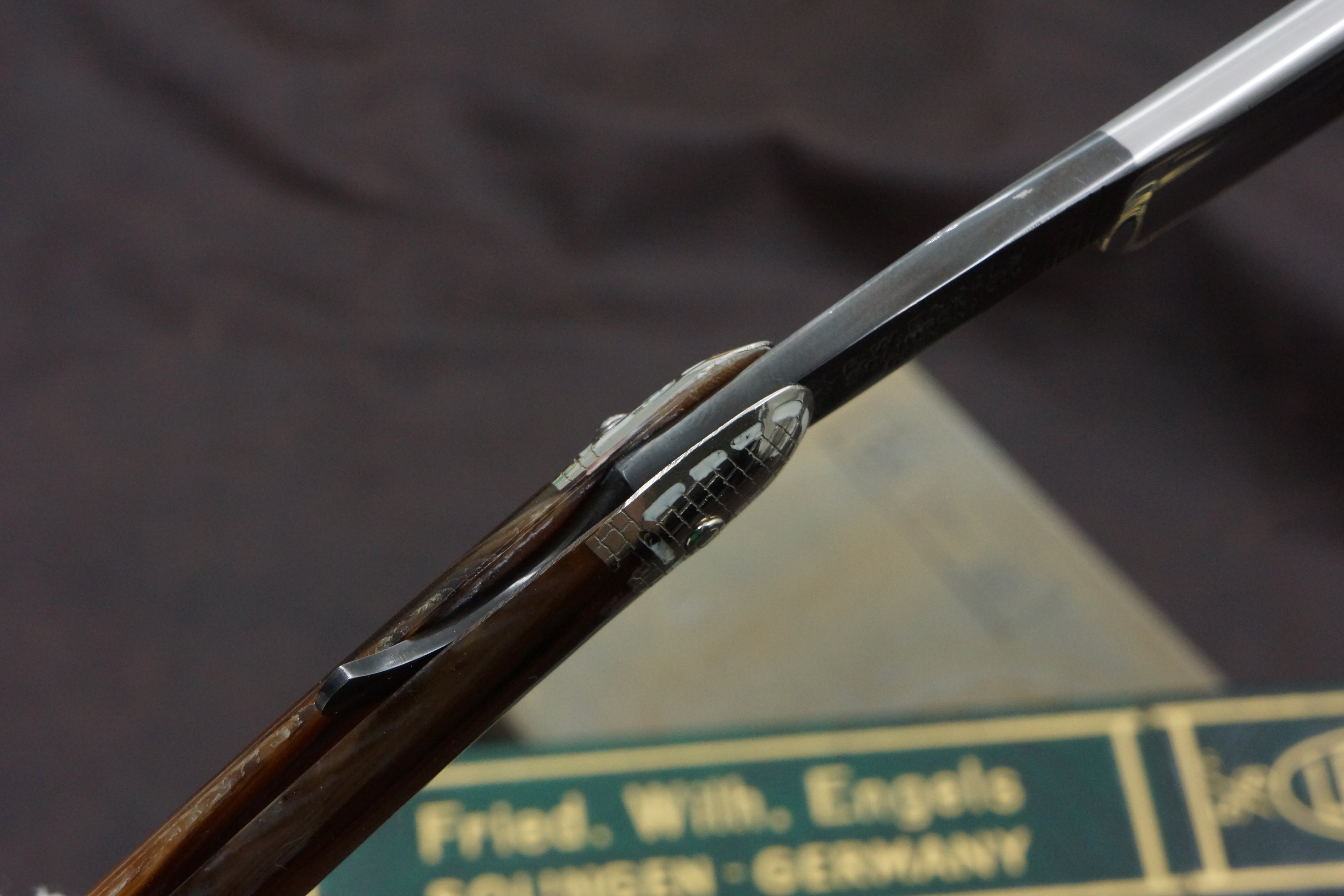 F.W. Engels "Leader" - Near Pristine 5/8 Full Hollow Blade - Vintage Solingen Straight Razor - Shave Ready