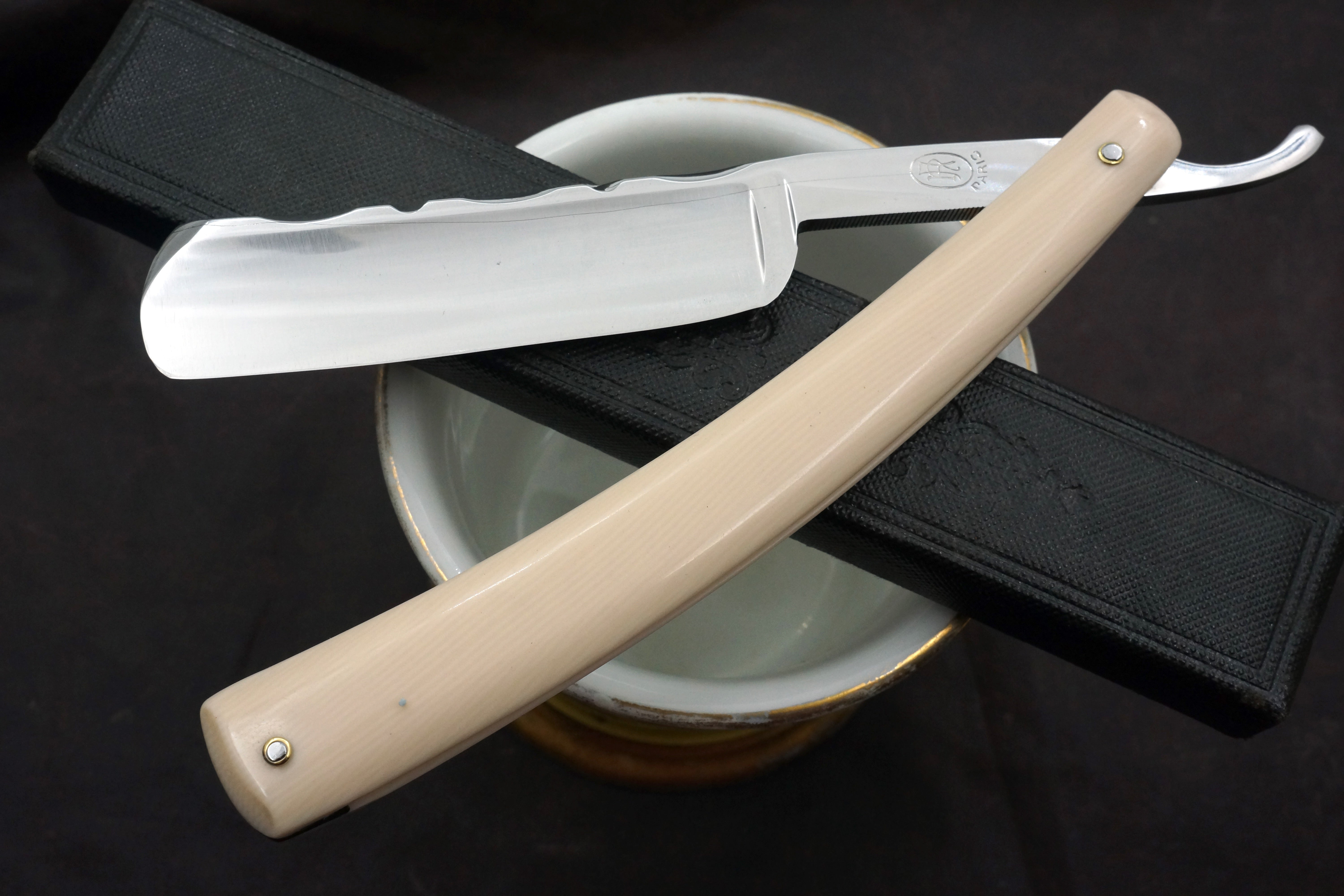 脱毛・除毛 DORKO Solingen Wiener Schaber #1216 14 Friodur J.A.HENCKELS SOLINGEN GERMANY Straight Razor