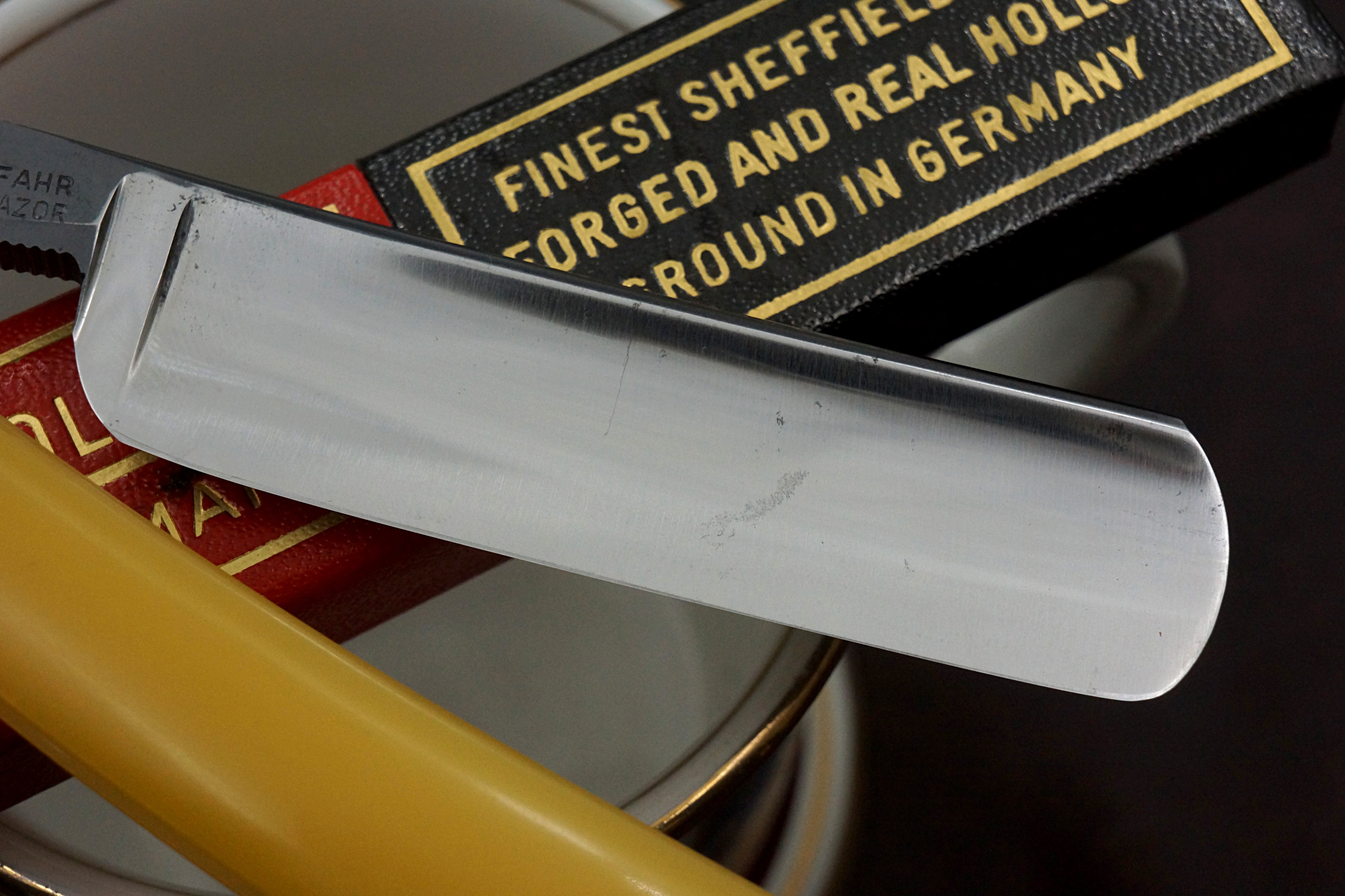 Henckels & Hammesfahr Mauser - Excellent 13/16 Blade - Vintage Solingen Straight Razor - Shave Ready