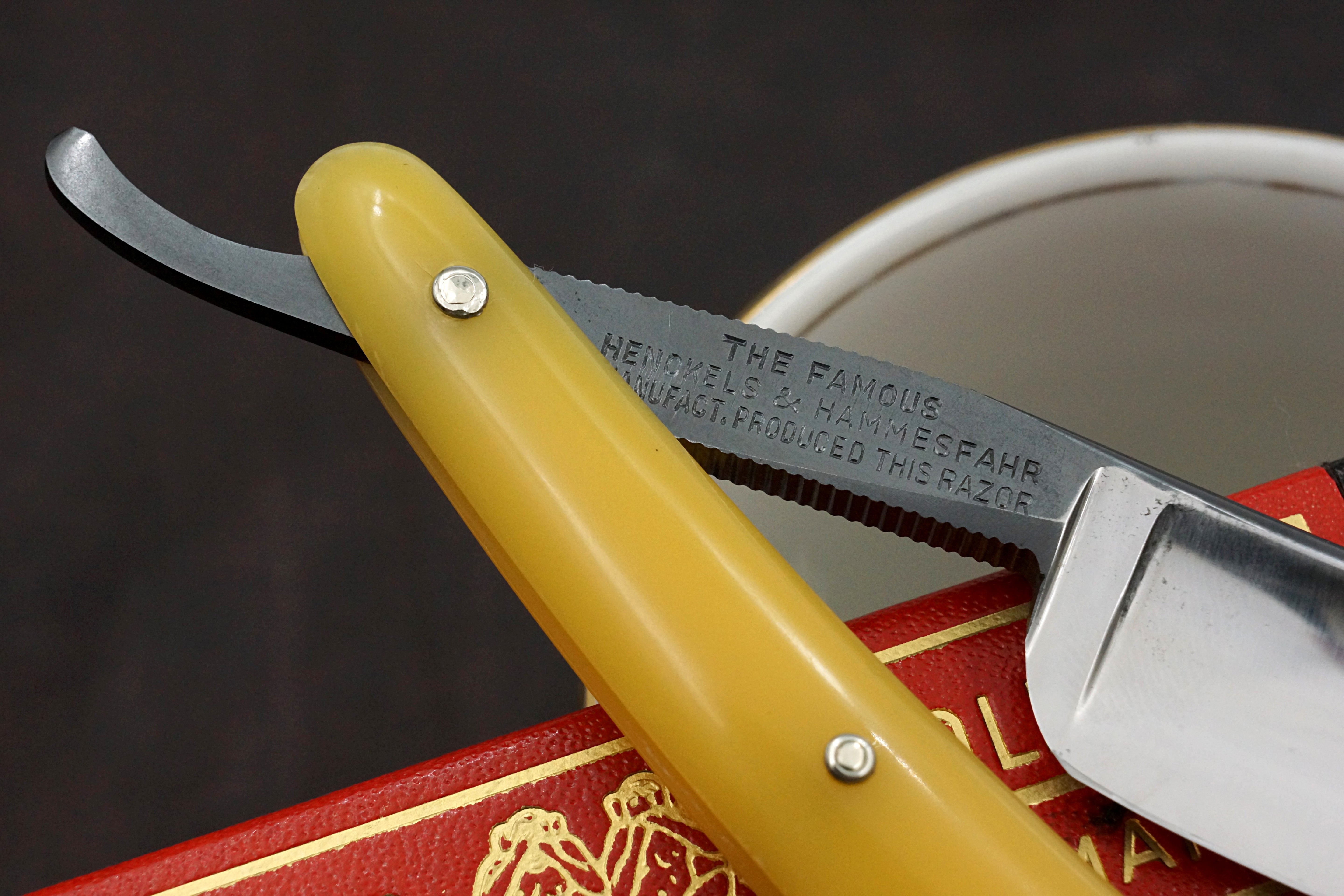 Henckels & Hammesfahr Mauser - Excellent 13/16 Blade - Vintage Solingen Straight Razor - Shave Ready