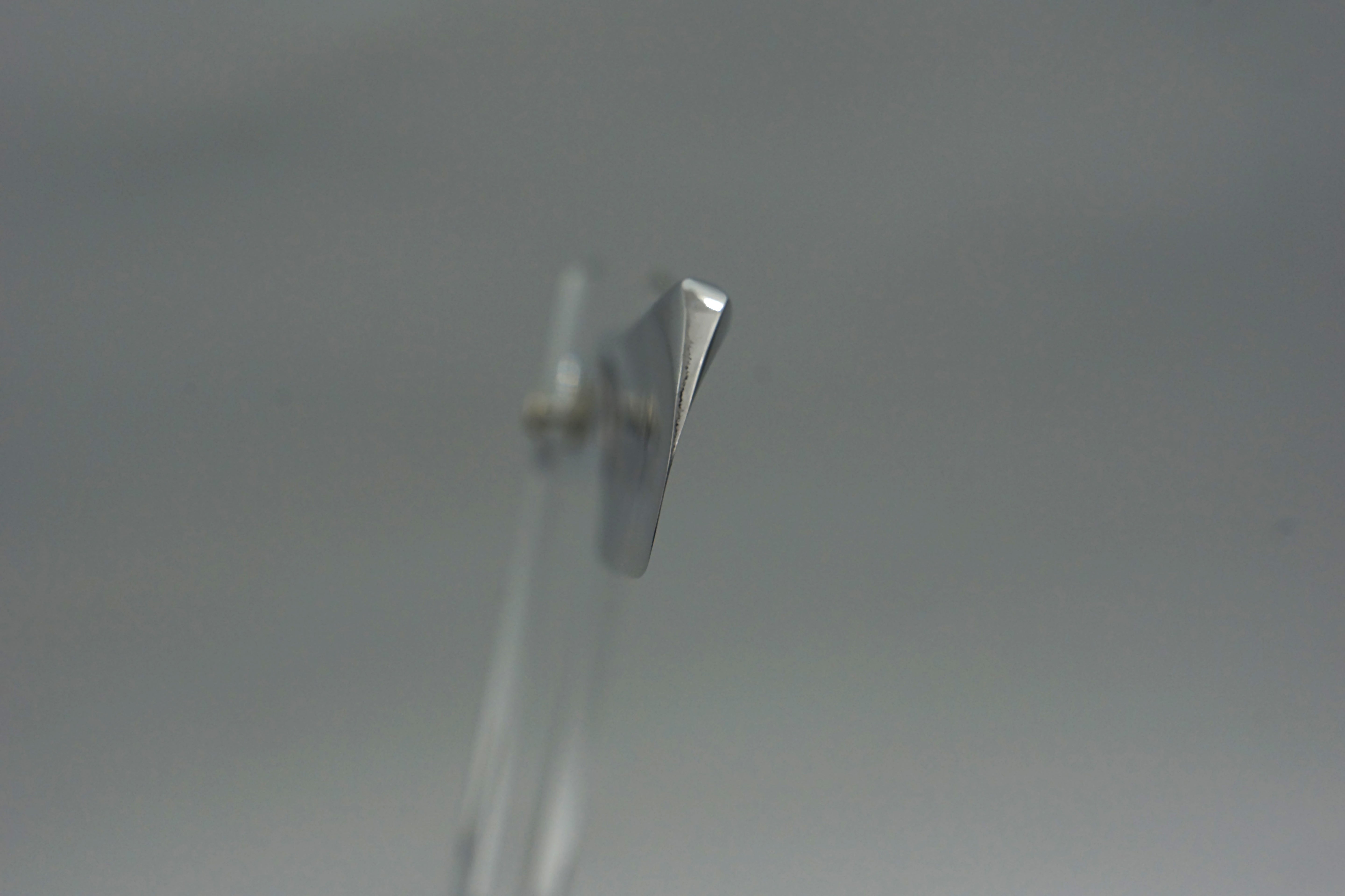 Griffith 13/16 Silver Steel Full Hollow Blade -  Iridescent Acrylic Scales Artisan Straight Razor - Shave Ready