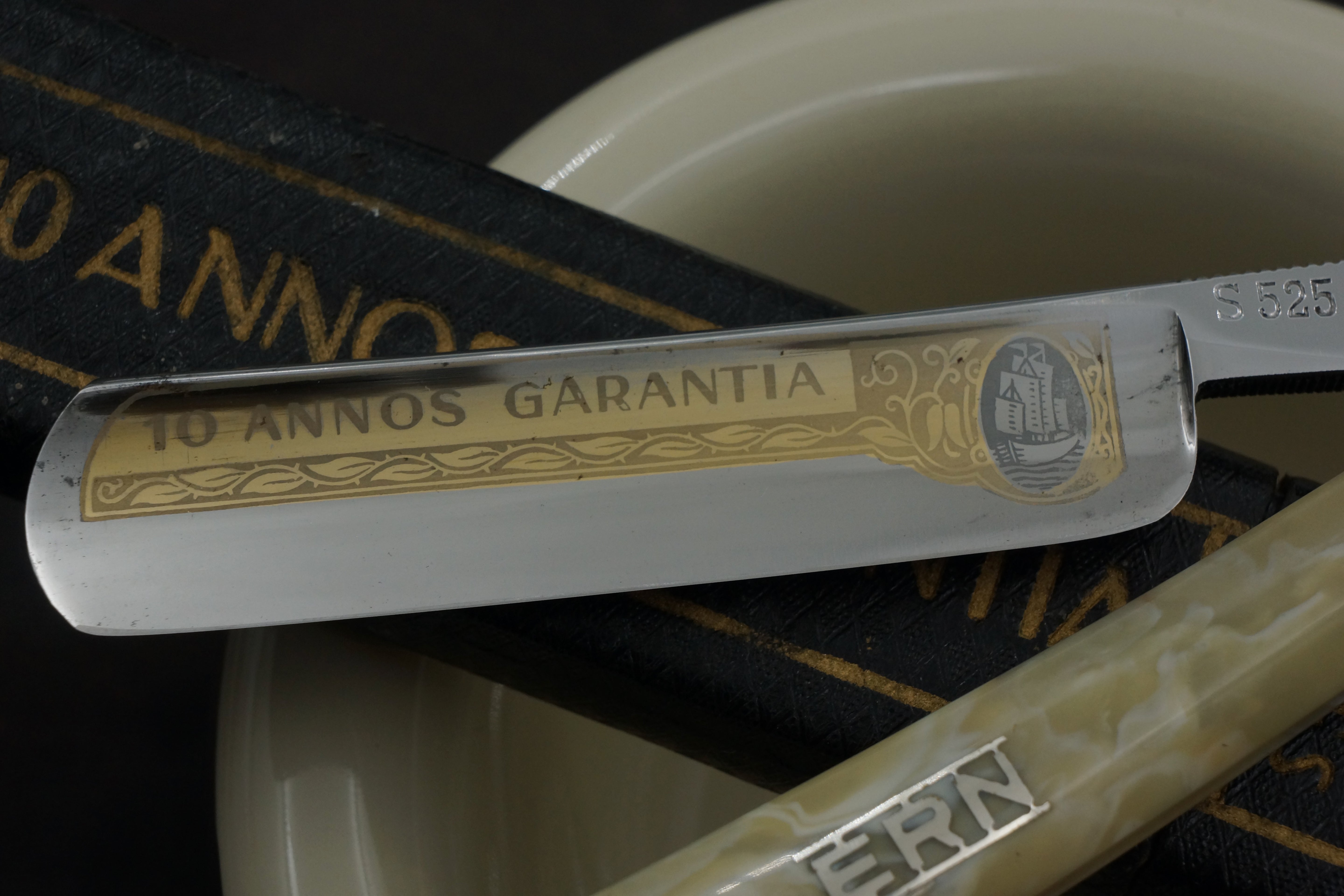 Carl Friederich Ern - NOS 11/16 Full Hollow Blade - Vintage Solingen Straight Razor - Shave Ready
