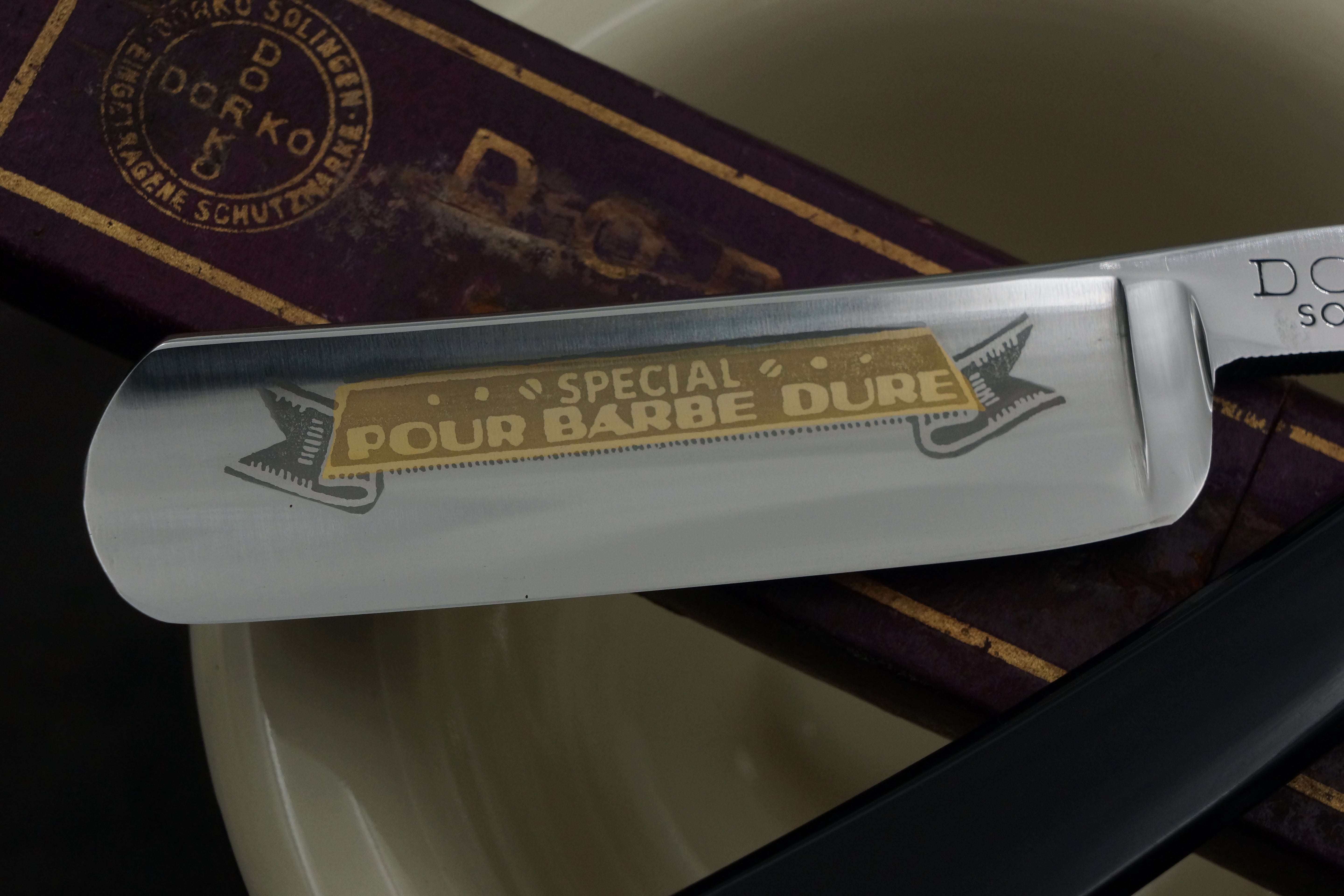 Dorko Near Pristine 13/16 Full Hollow Blade - Solingen Vintage Straight Razor - Shave Ready