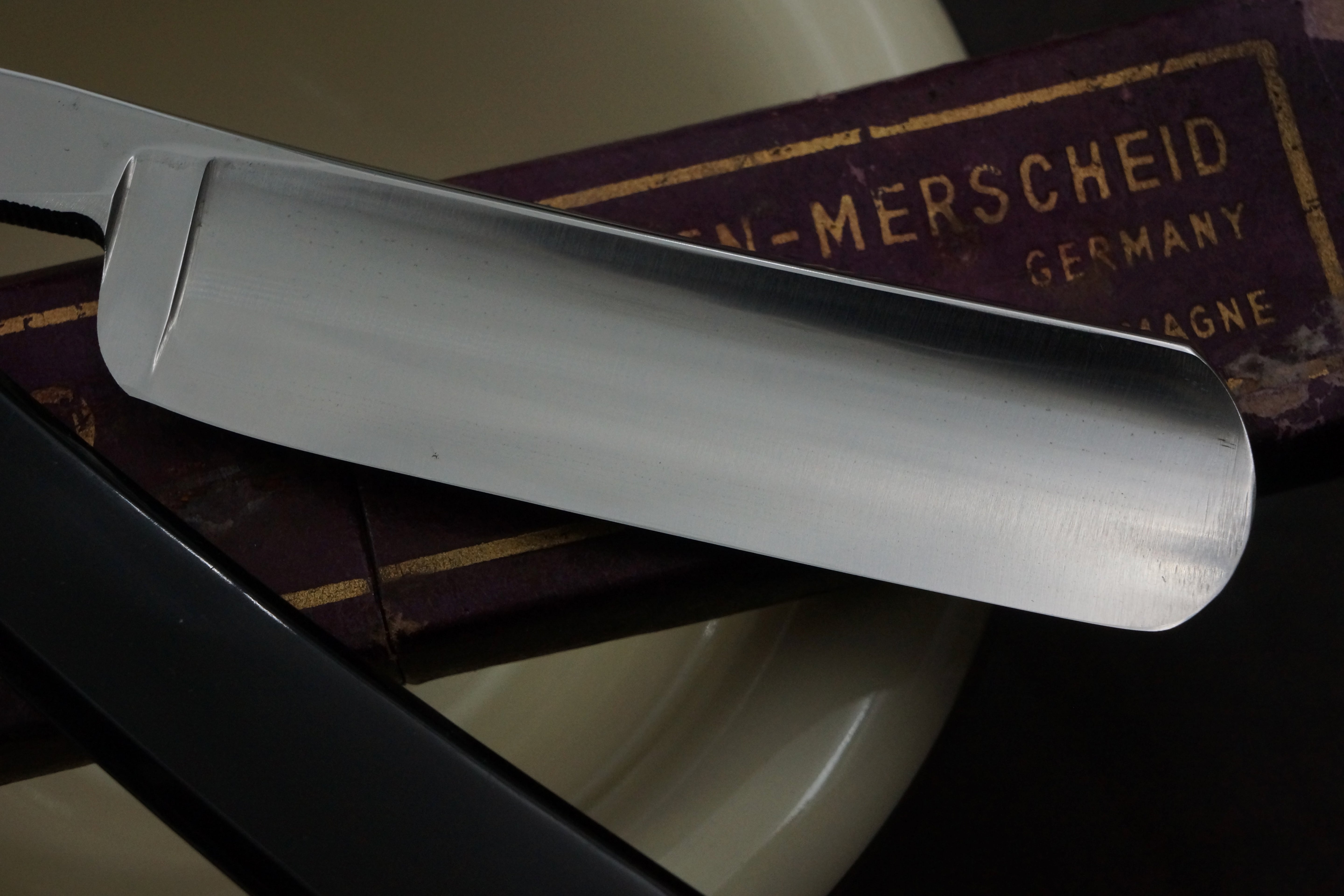 Dorko Near Pristine 13/16 Full Hollow Blade - Solingen Vintage Straight Razor - Shave Ready
