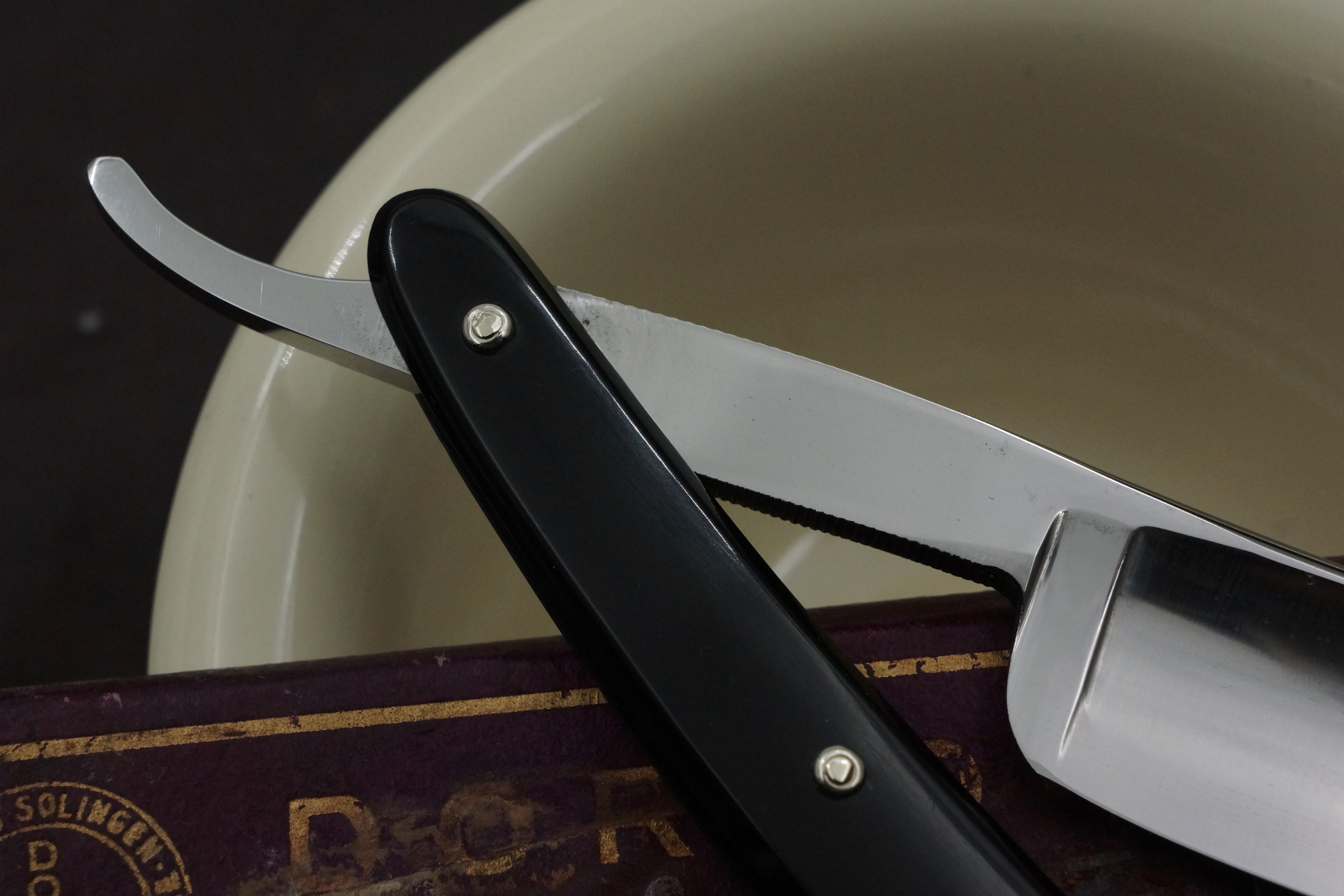 Dorko Near Pristine 13/16 Full Hollow Blade - Solingen Vintage Straight Razor - Shave Ready
