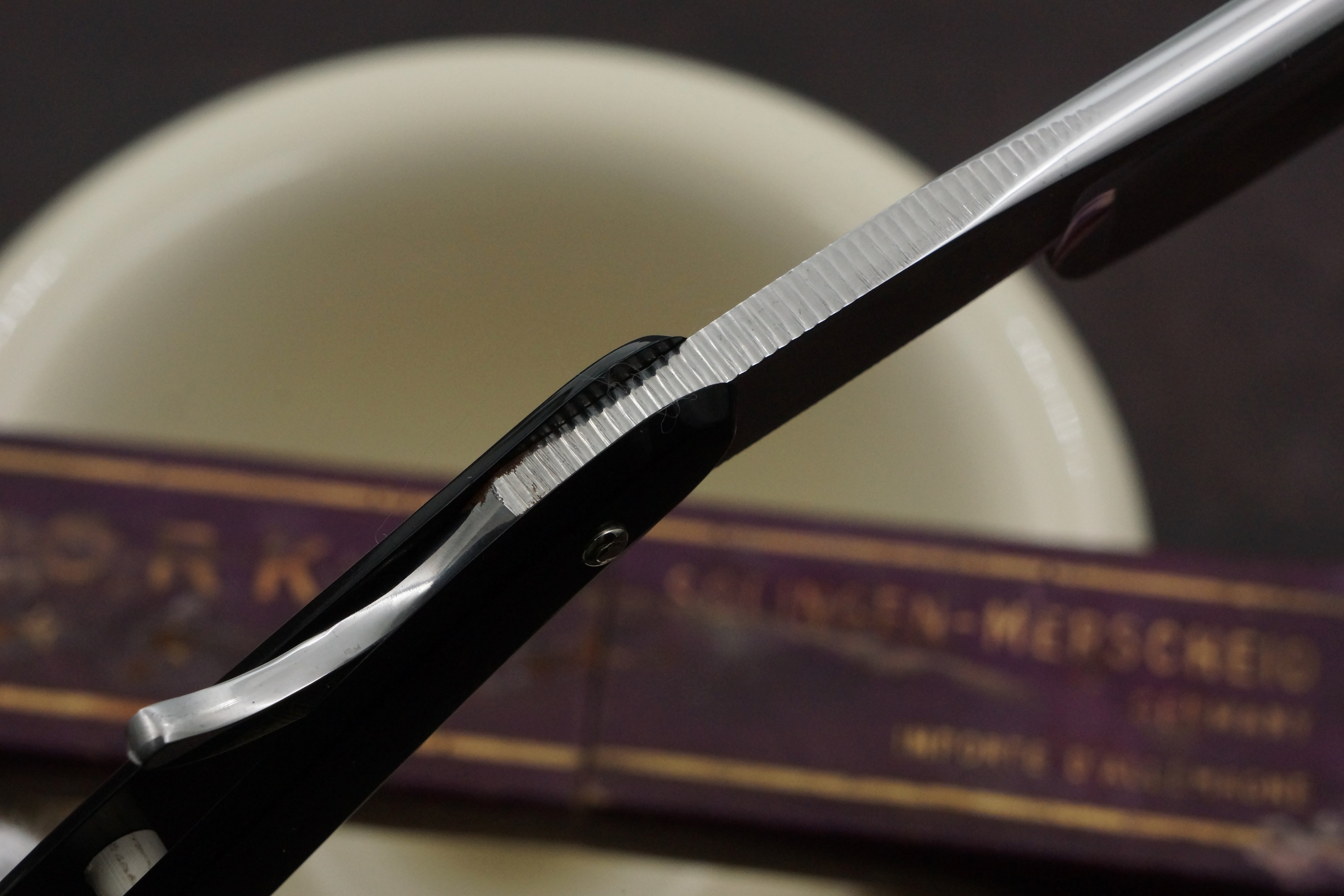 Dorko Near Pristine 13/16 Full Hollow Blade - Solingen Vintage Straight Razor - Shave Ready