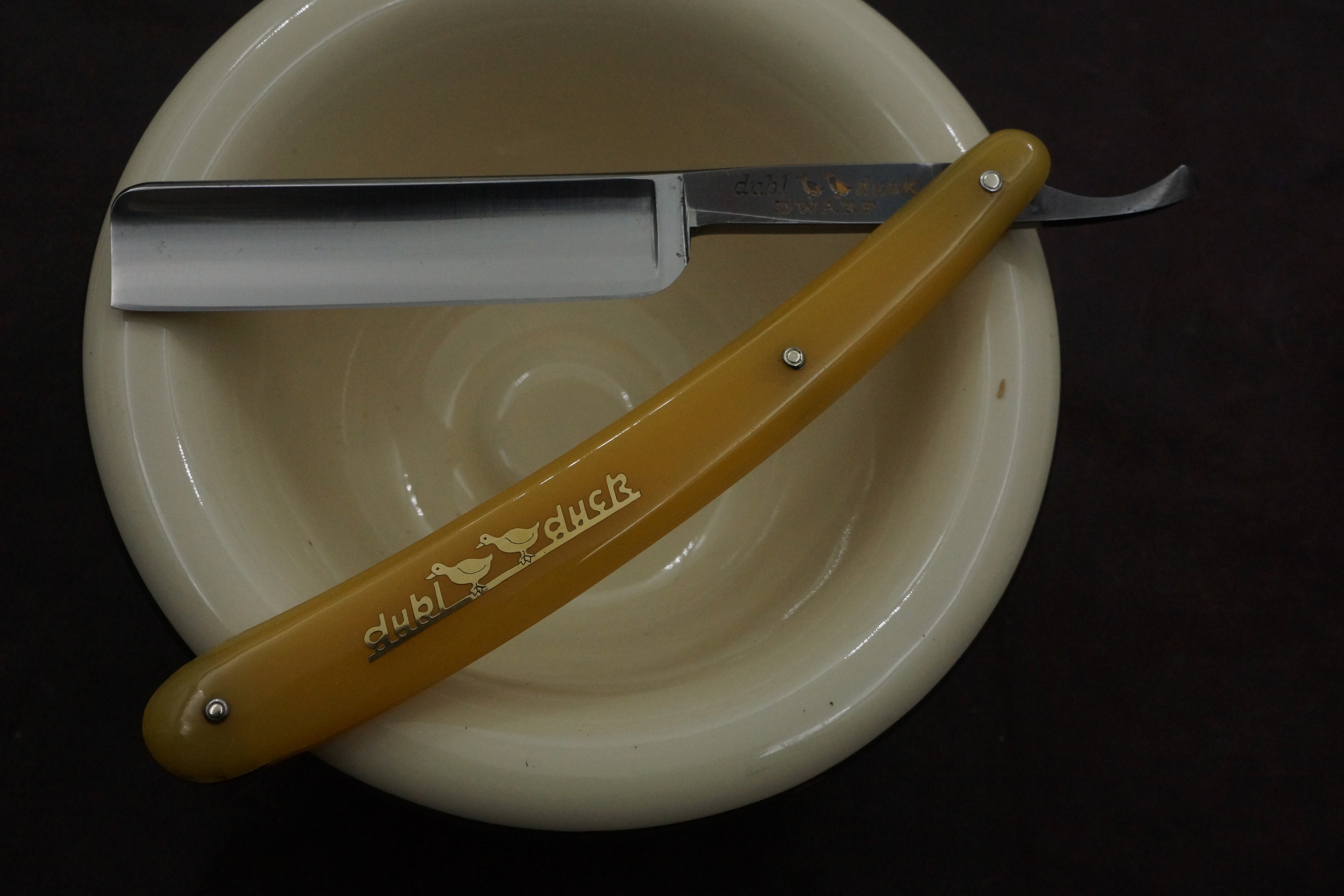 Dubl Duck Dwarf 5/8 Blade - Excellent Vintage Solingen Straight Razor - Shave Ready