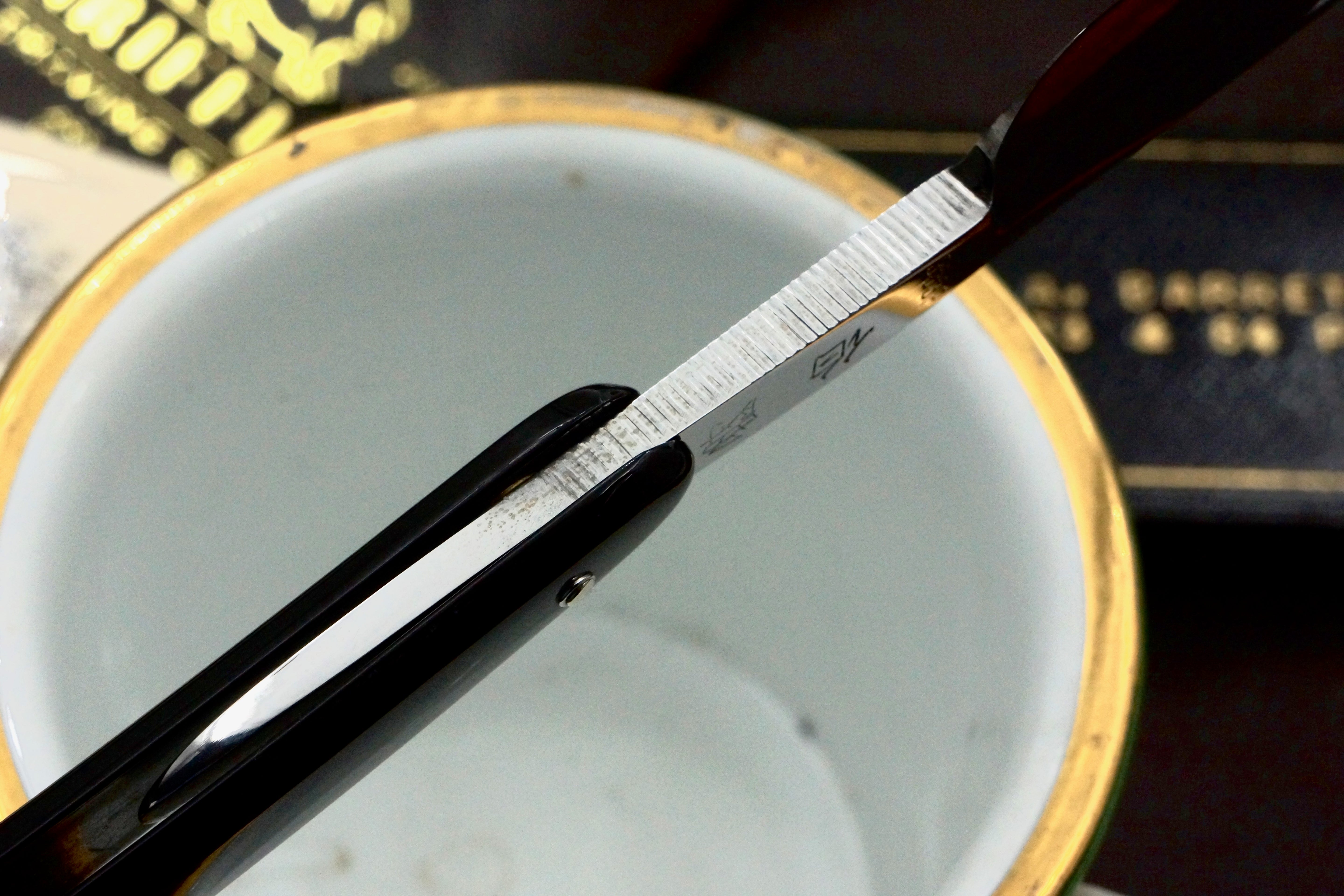 Takigawa Co. - Excellent Restored 13/16 Quarter Hollow Vintage Japanese Straight Razor - Shave Ready