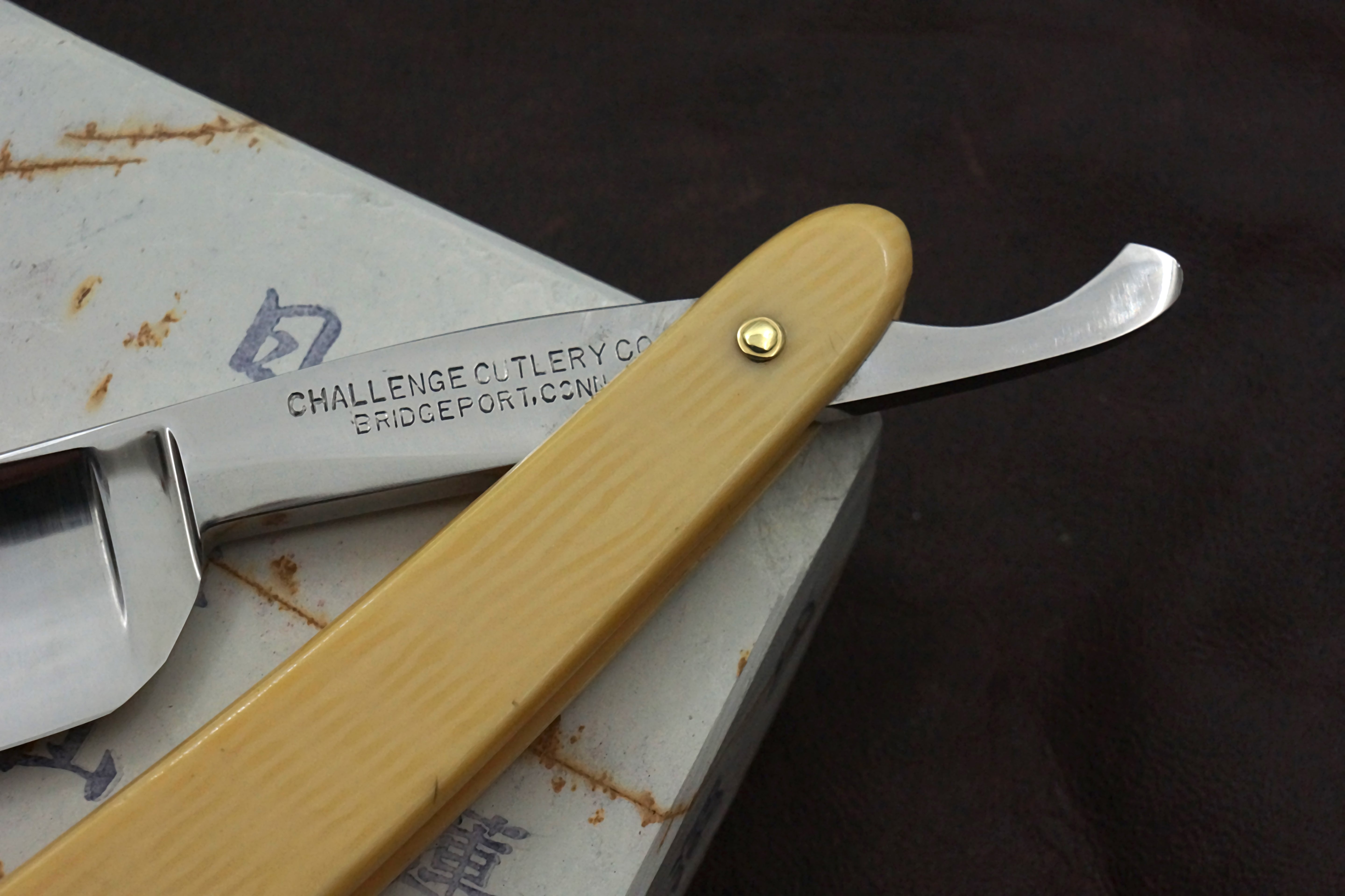 Challenge Cutlery 6/8 Full Hollow Blade - Vintage American Straight Razor - Shave Ready
