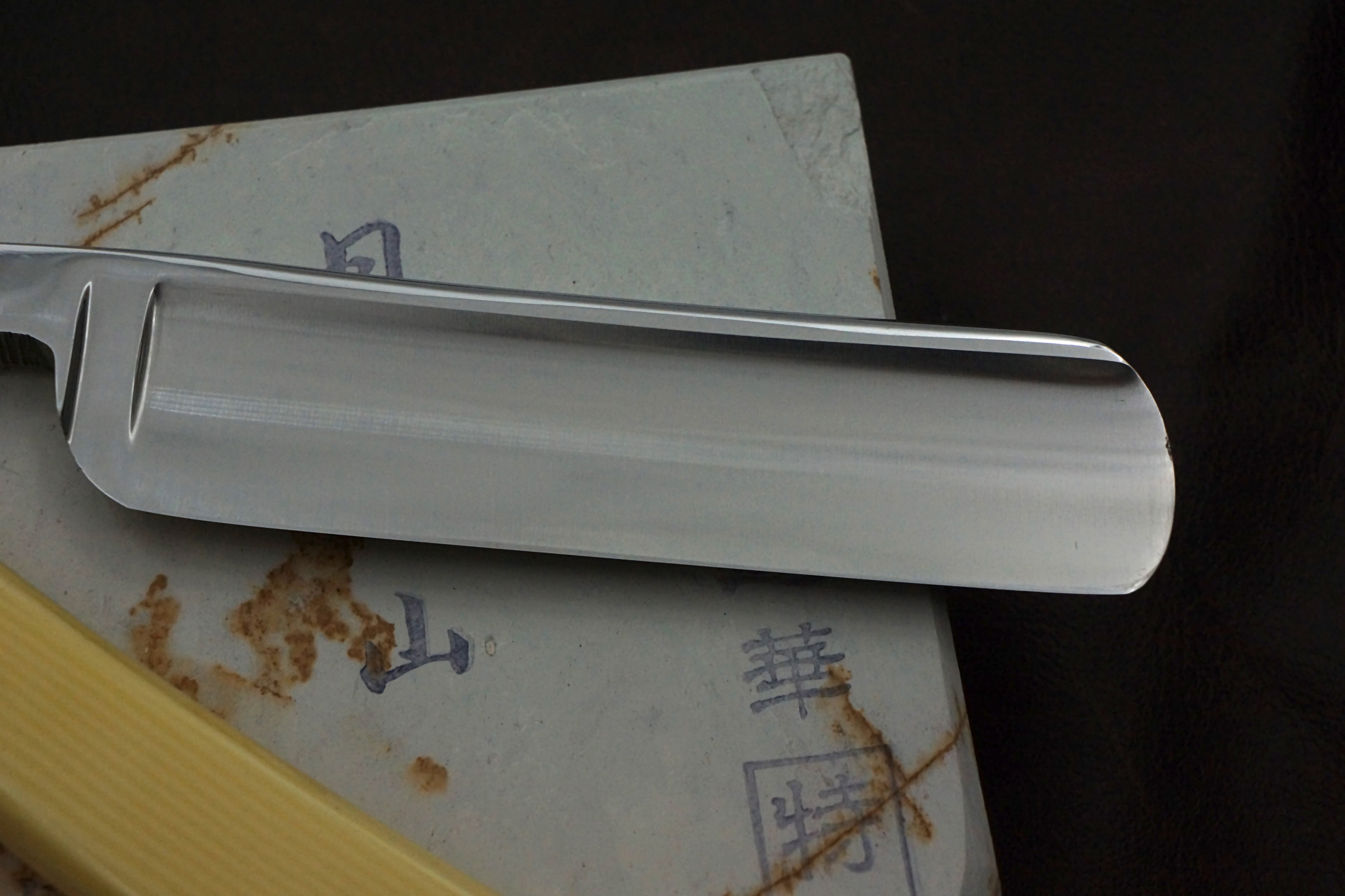 Henckels Friodur 13/16 No. 72 1/2 - Near Mint Stainless Steel Full Hollow - Solingen Straight Razor - Shave Ready