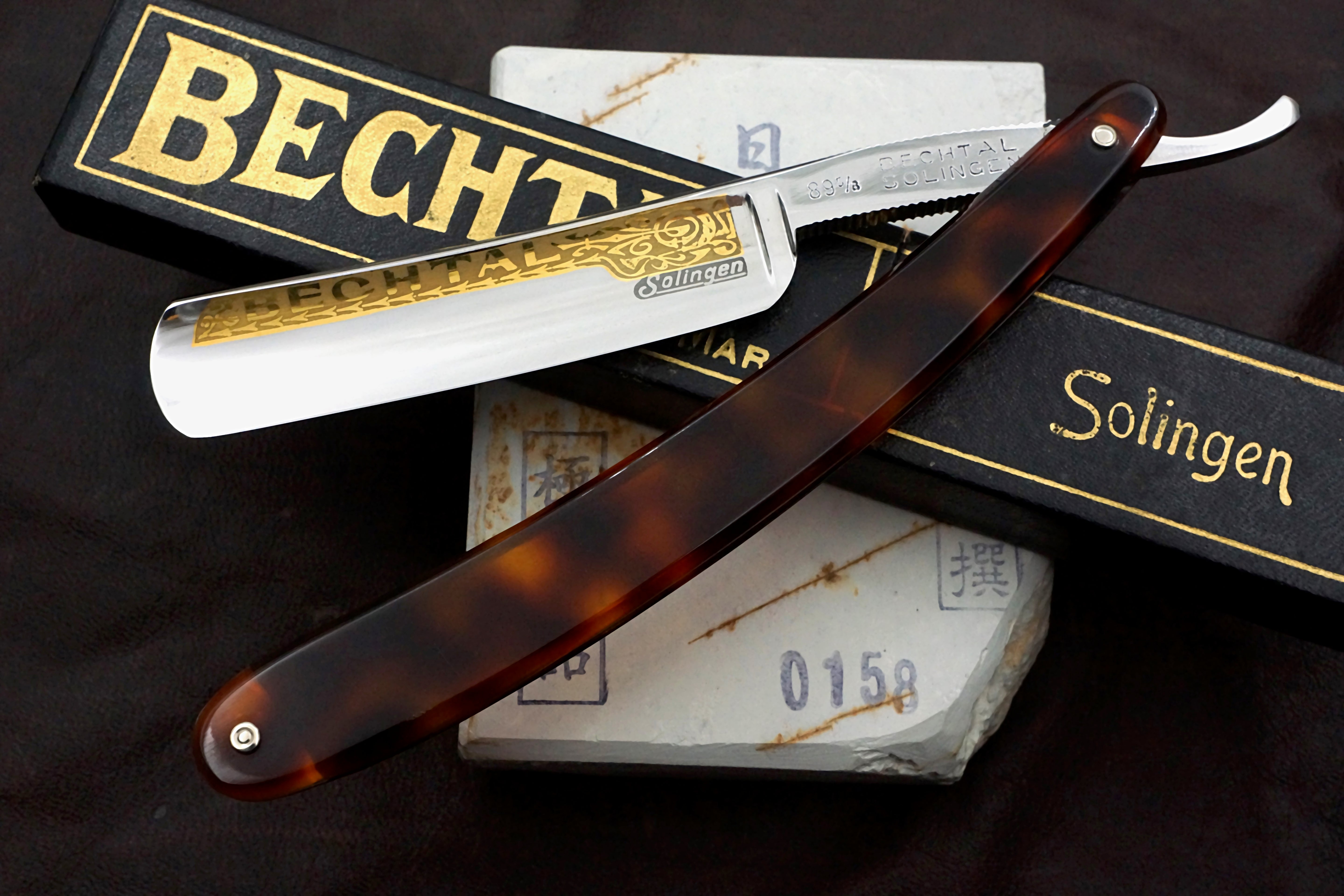 Bechtal No. 89 Near Pristine 11/16 Full Hollow Blade - Solingen Vintage Straight Razor - Shave Ready