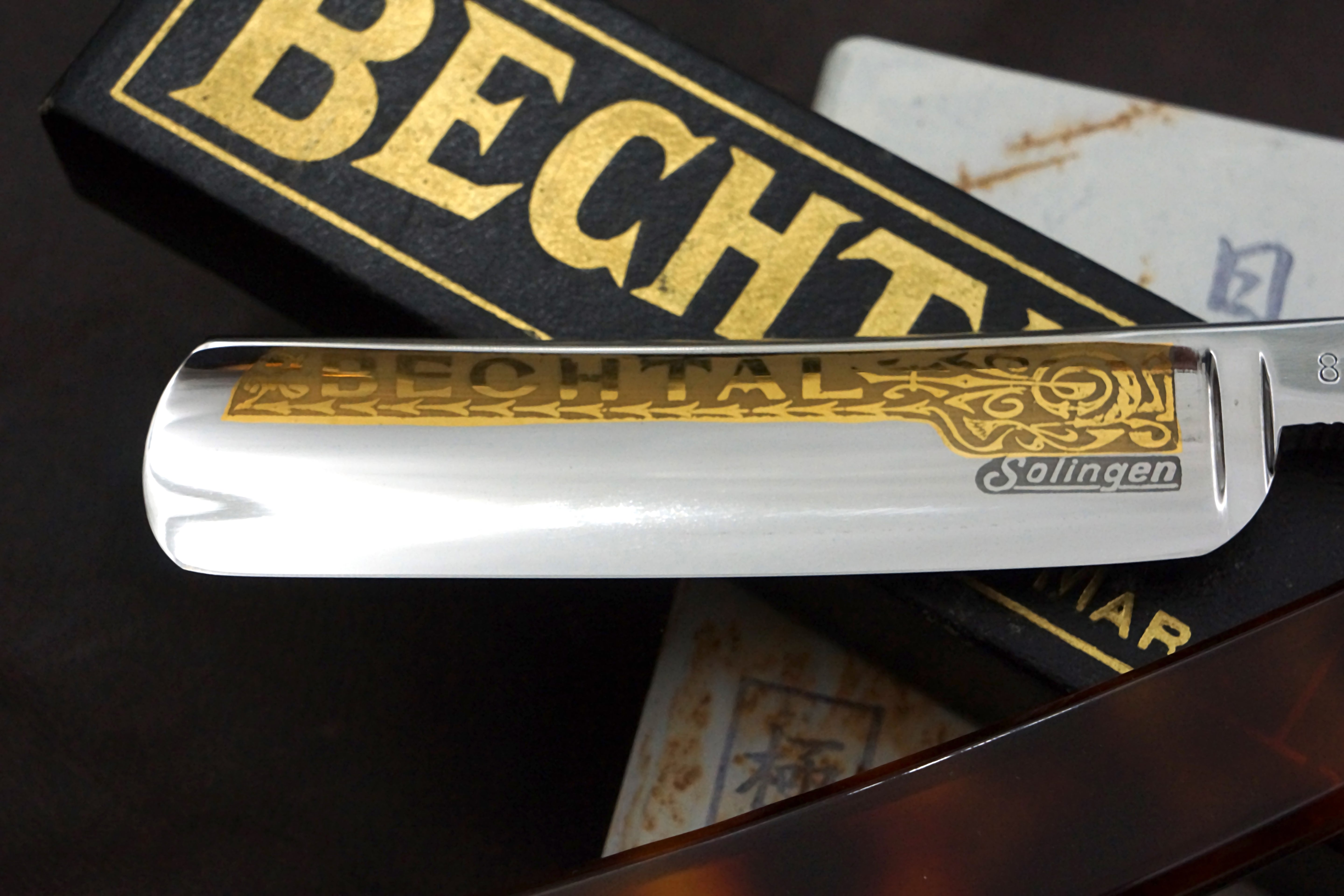 Bechtal No. 89 Near Pristine 11/16 Full Hollow Blade - Solingen Vintage Straight Razor - Shave Ready