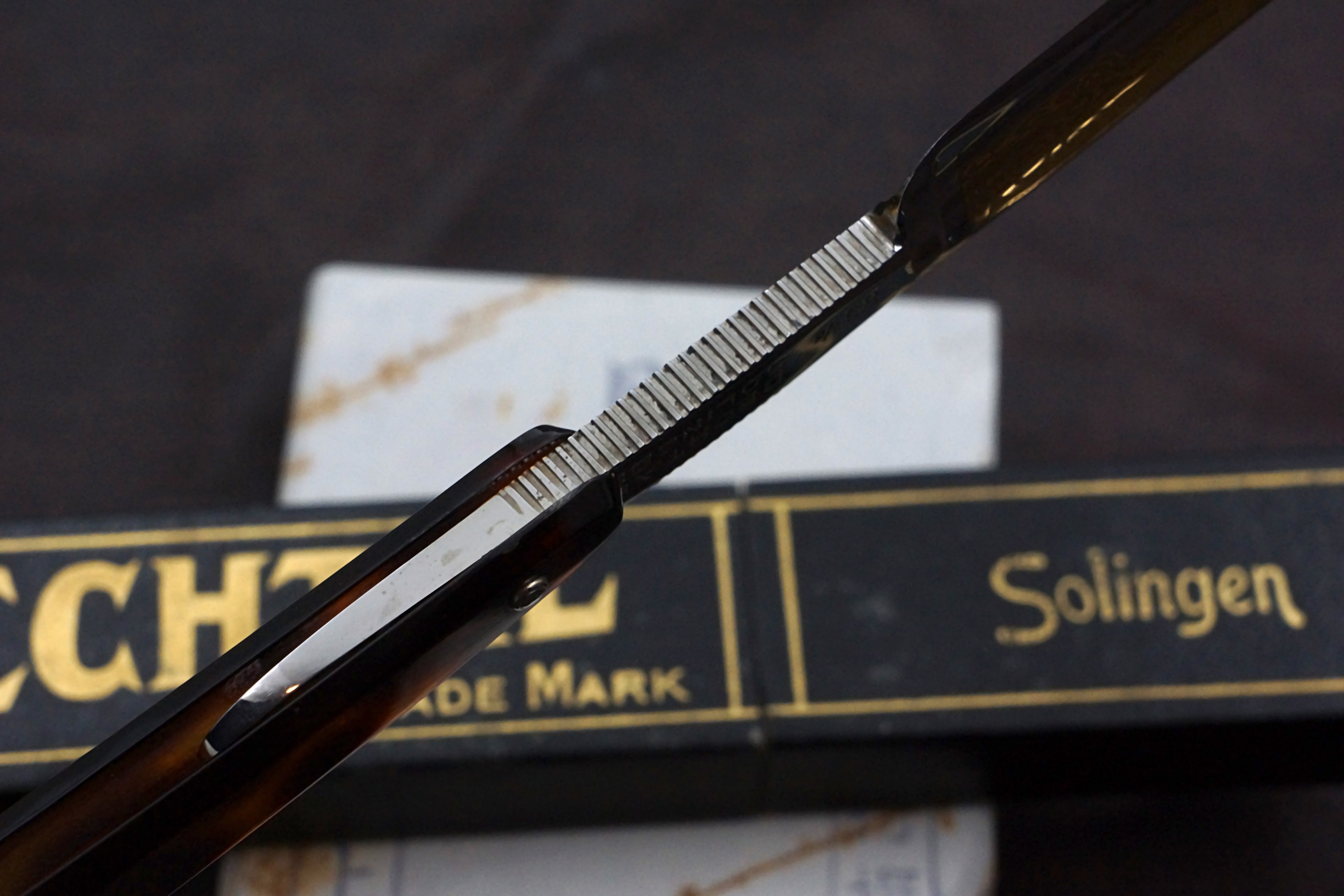 Bechtal No. 89 Near Pristine 11/16 Full Hollow Blade - Solingen Vintage Straight Razor - Shave Ready