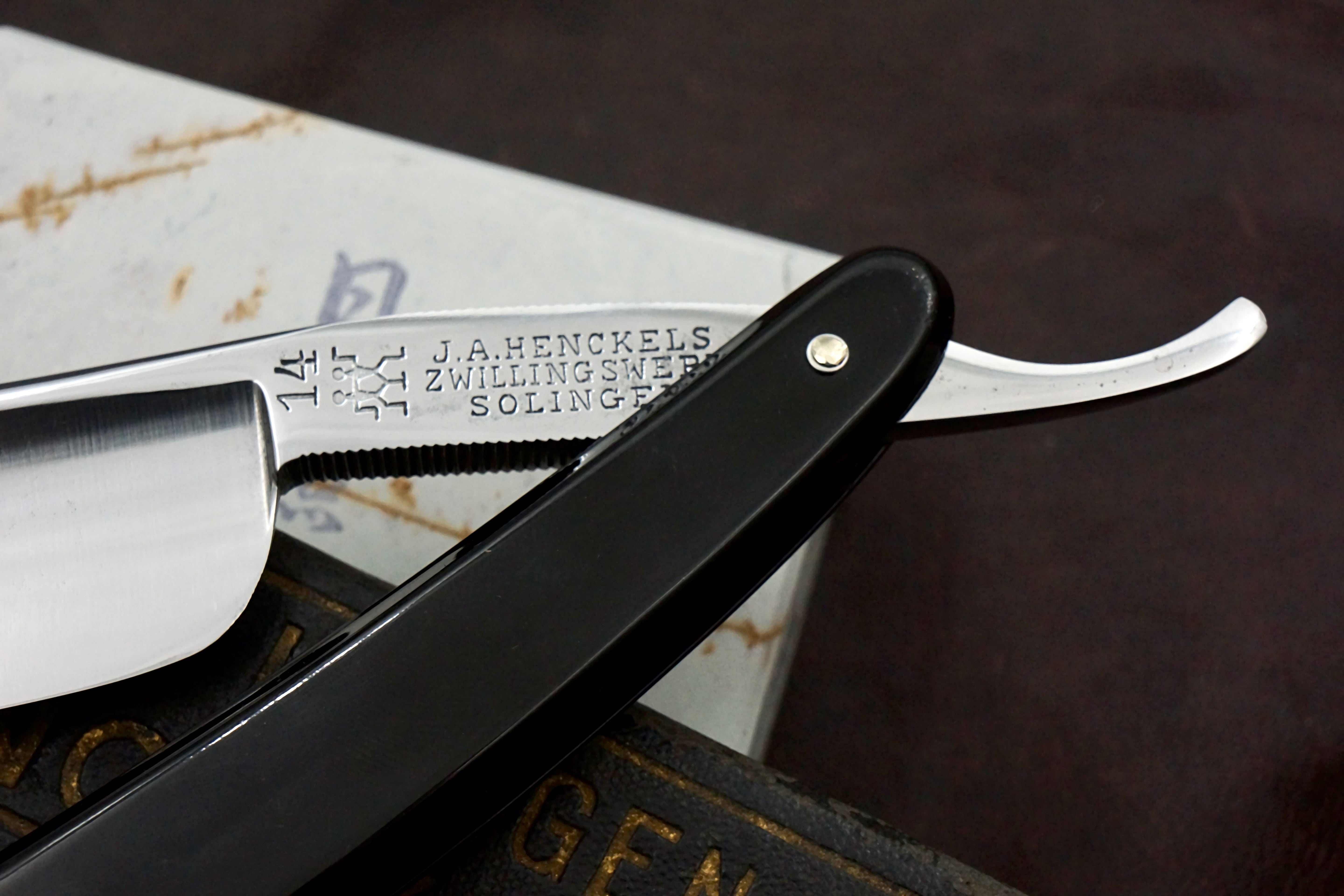 Henckels / Guillermo Hoppe No. 14 - RARE 15/16 Full Hollow Blade - Excellent++ Vintage Solingen Straight Razor - Shave Ready