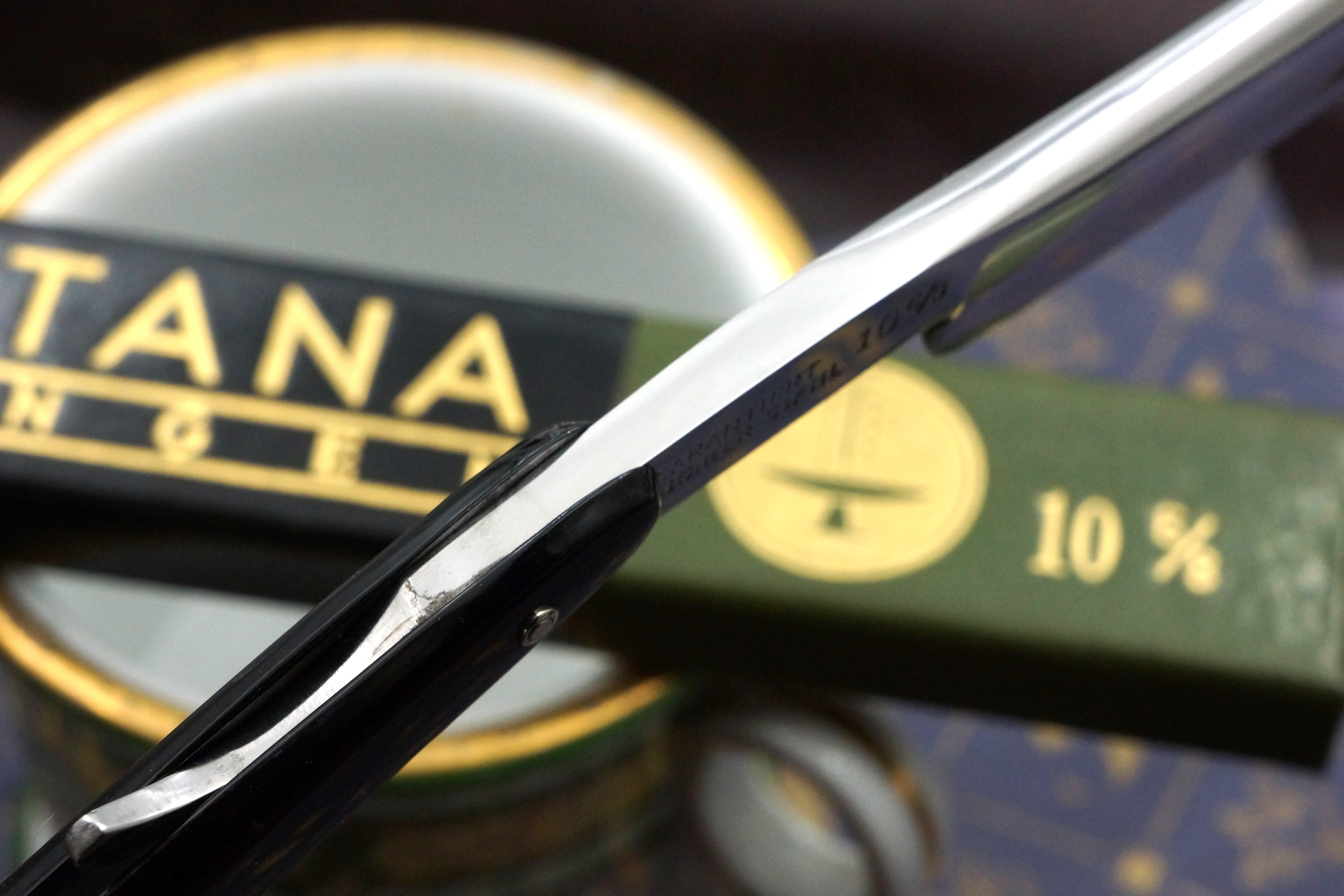 Fontana No. 10 Near Pristine 6/8 Full Hollow Blade - Solingen Vintage Straight Razor - Shave Ready