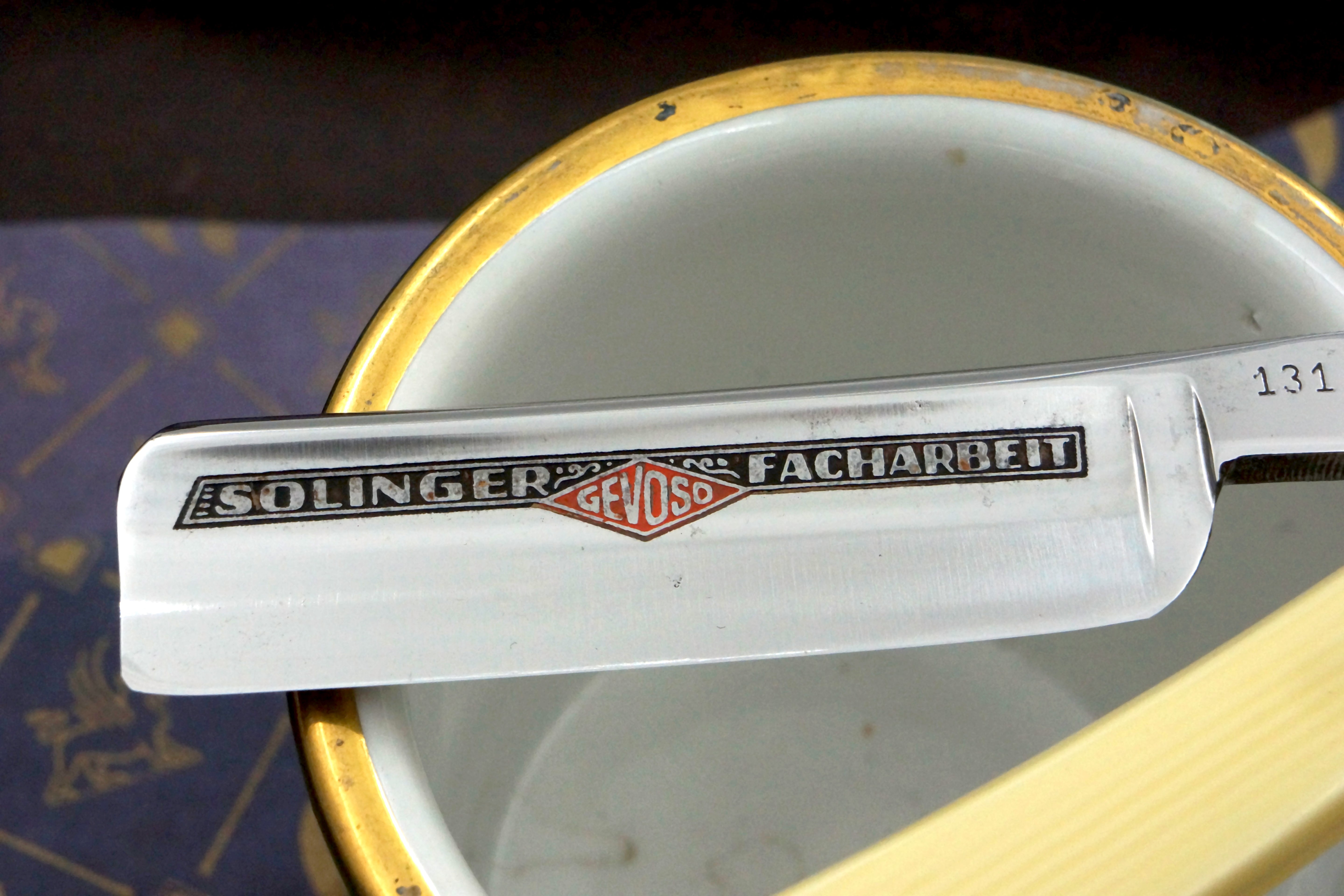 Gevoso No. 131 13/16 Full Hollow Blade - Excellent Restored Vintage Solingen Straight Razor - Shave Ready