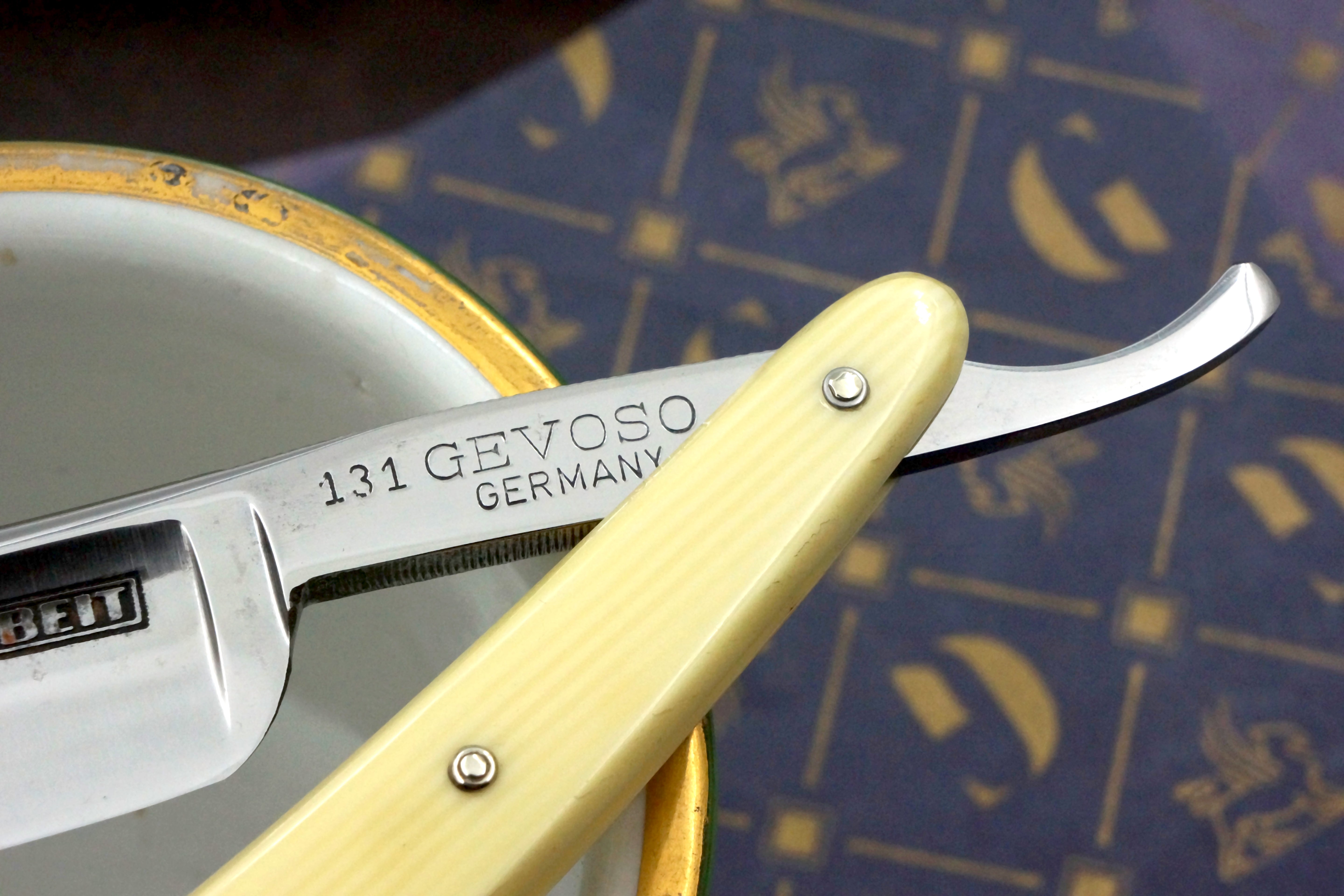 Gevoso No. 131 13/16 Full Hollow Blade - Excellent Restored Vintage Solingen Straight Razor - Shave Ready