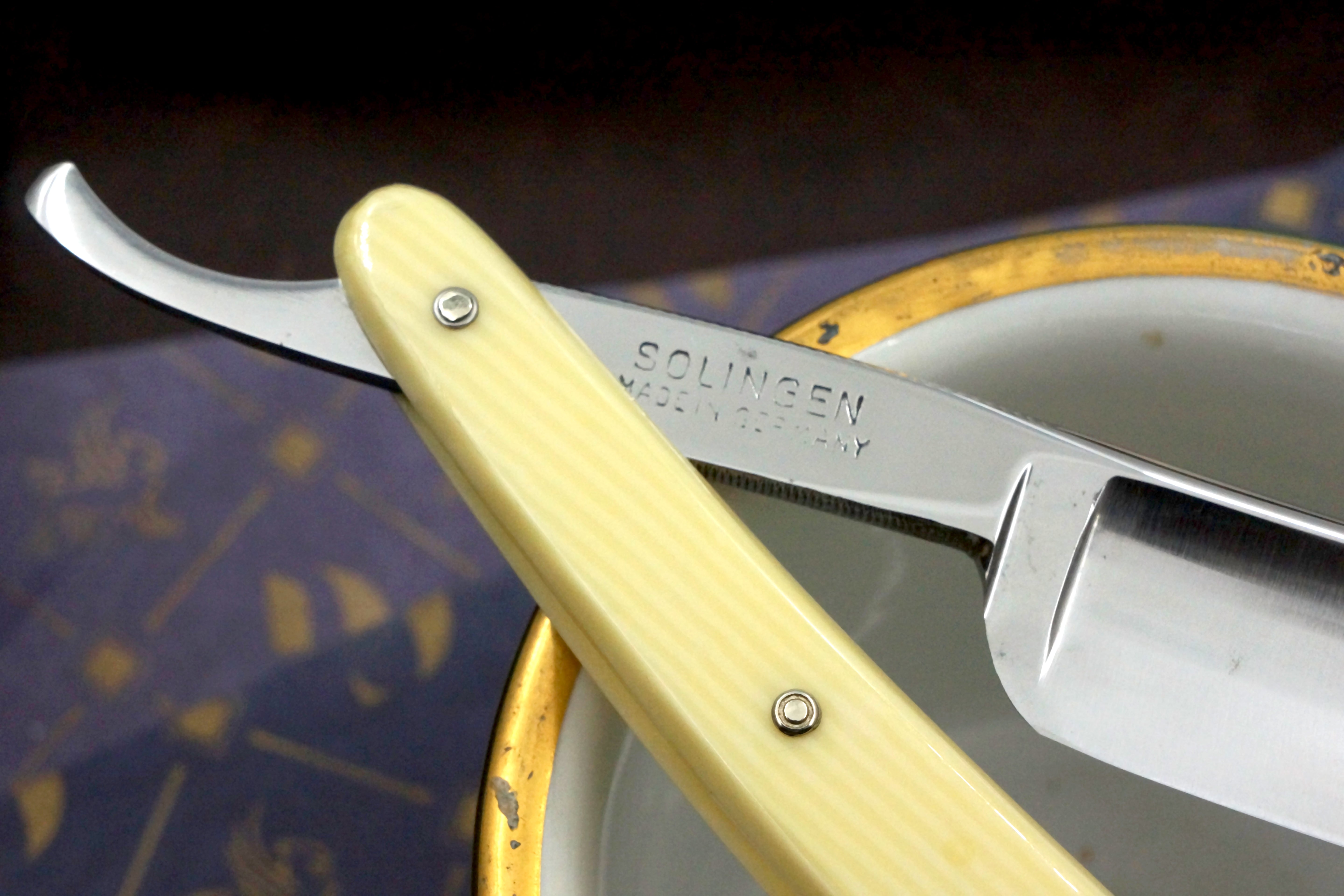 Gevoso No. 131 13/16 Full Hollow Blade - Excellent Restored Vintage Solingen Straight Razor - Shave Ready