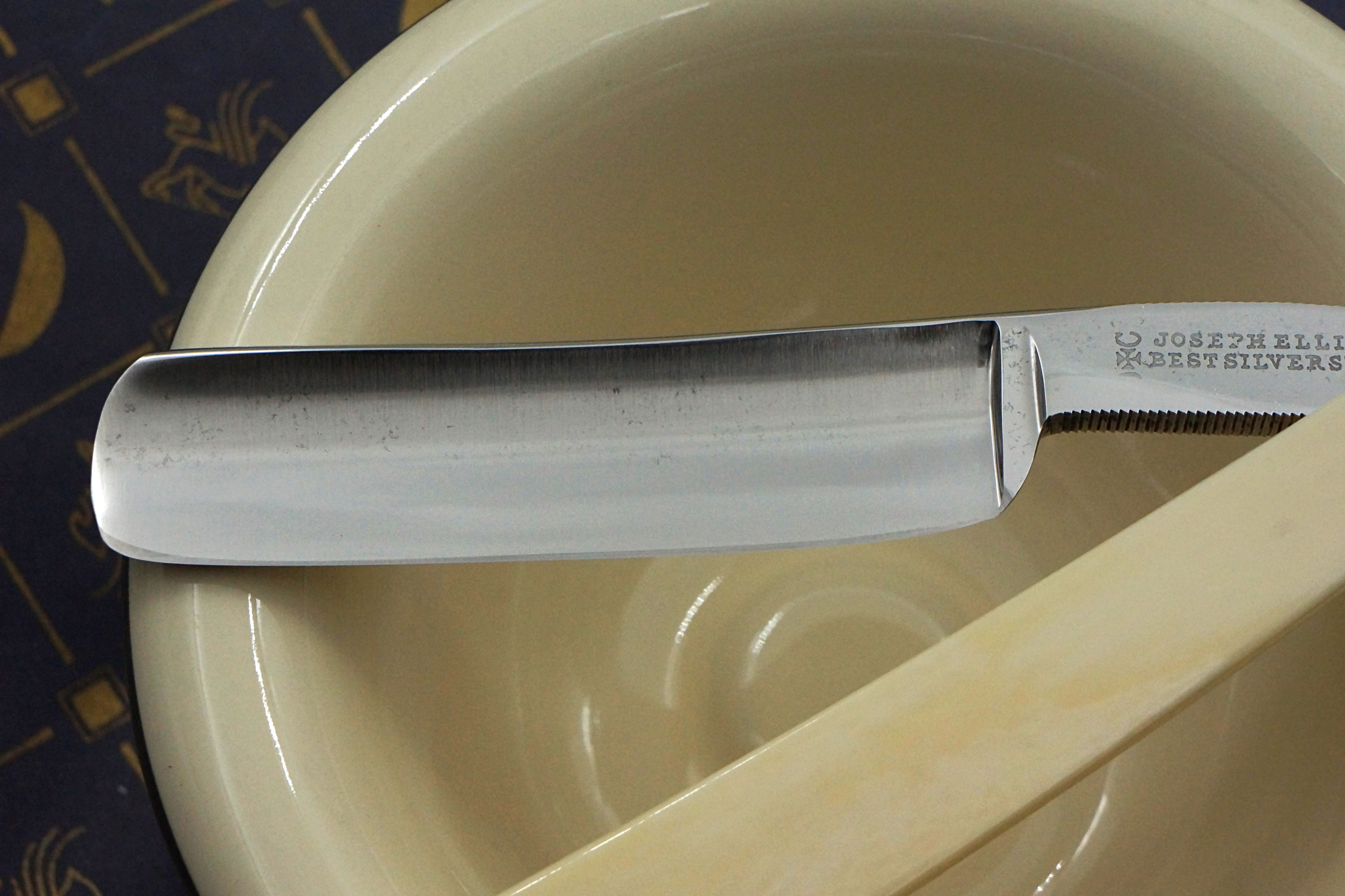 Joseph Elliot - Lovely 6/8 Ivory Scaled Fully Restored - Vintage Sheffield Straight Razor - Shave Ready