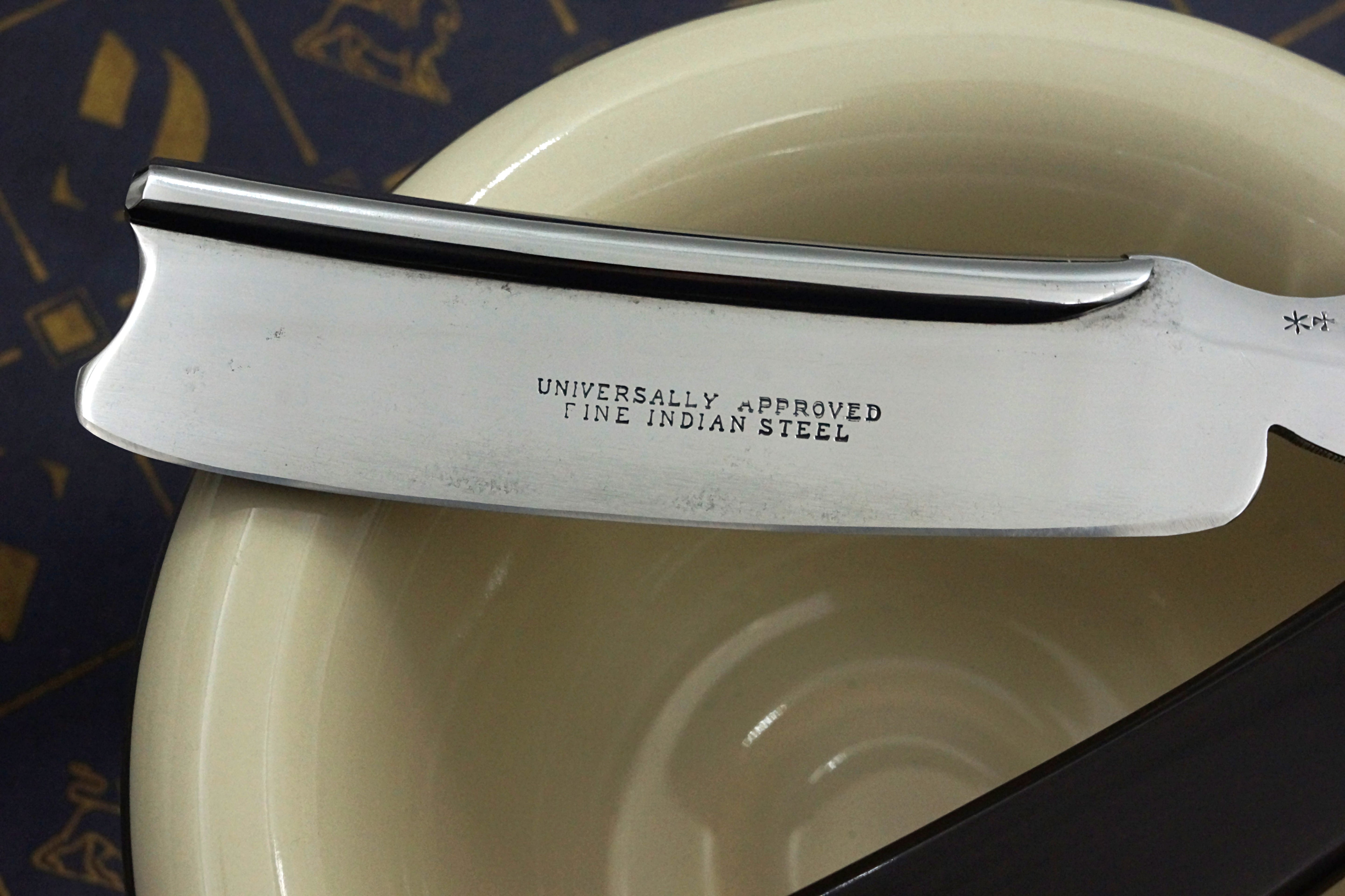 Joseph Rodgers & Sons "Fine Indian Steel" - Very Rare 7/8 Frameback - Fully Restored Sheffield Straight Razor - Shave Ready