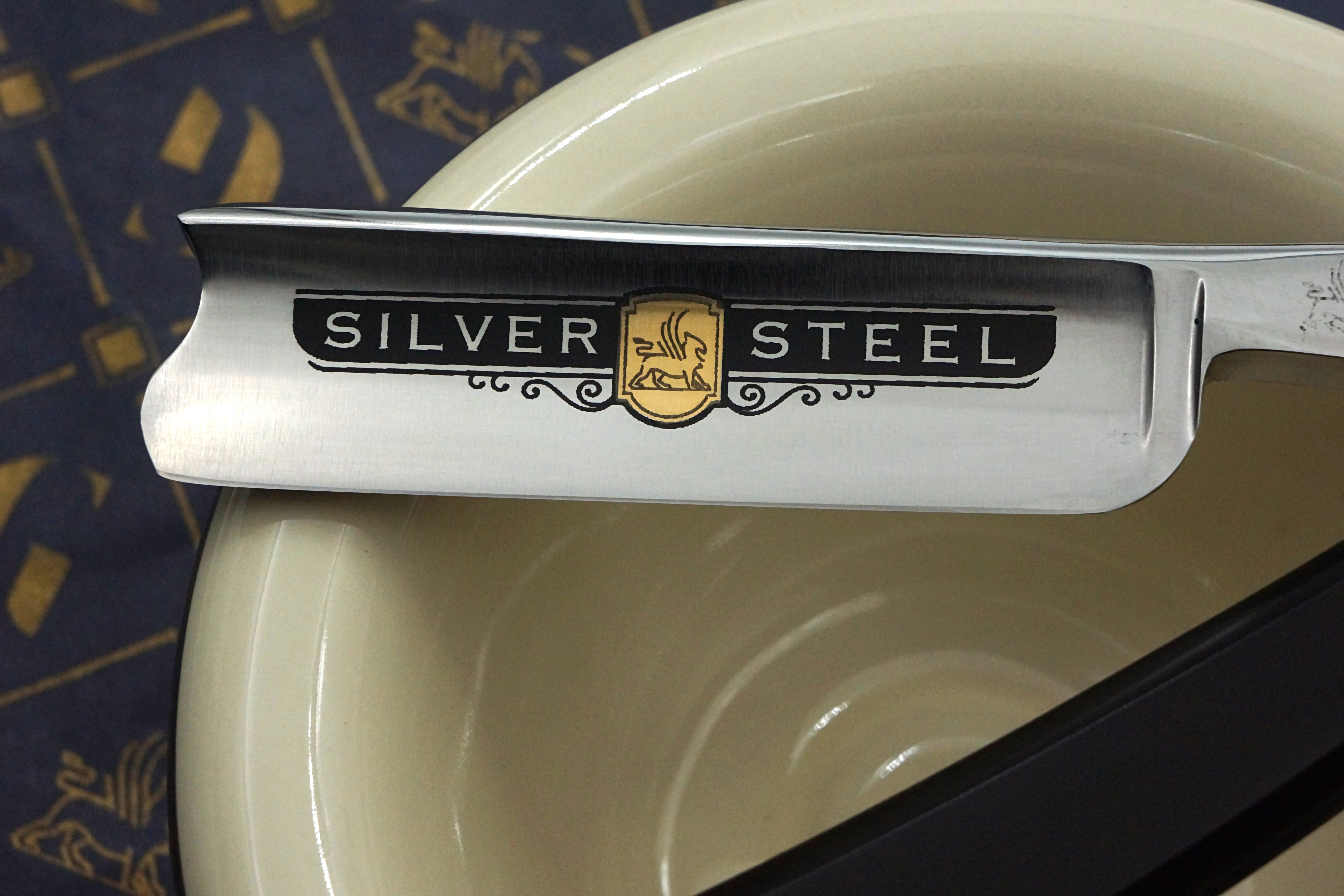 Griffith 7/8 Full Hollow Etched Blade - Composite Scales Artisan Straight Razor