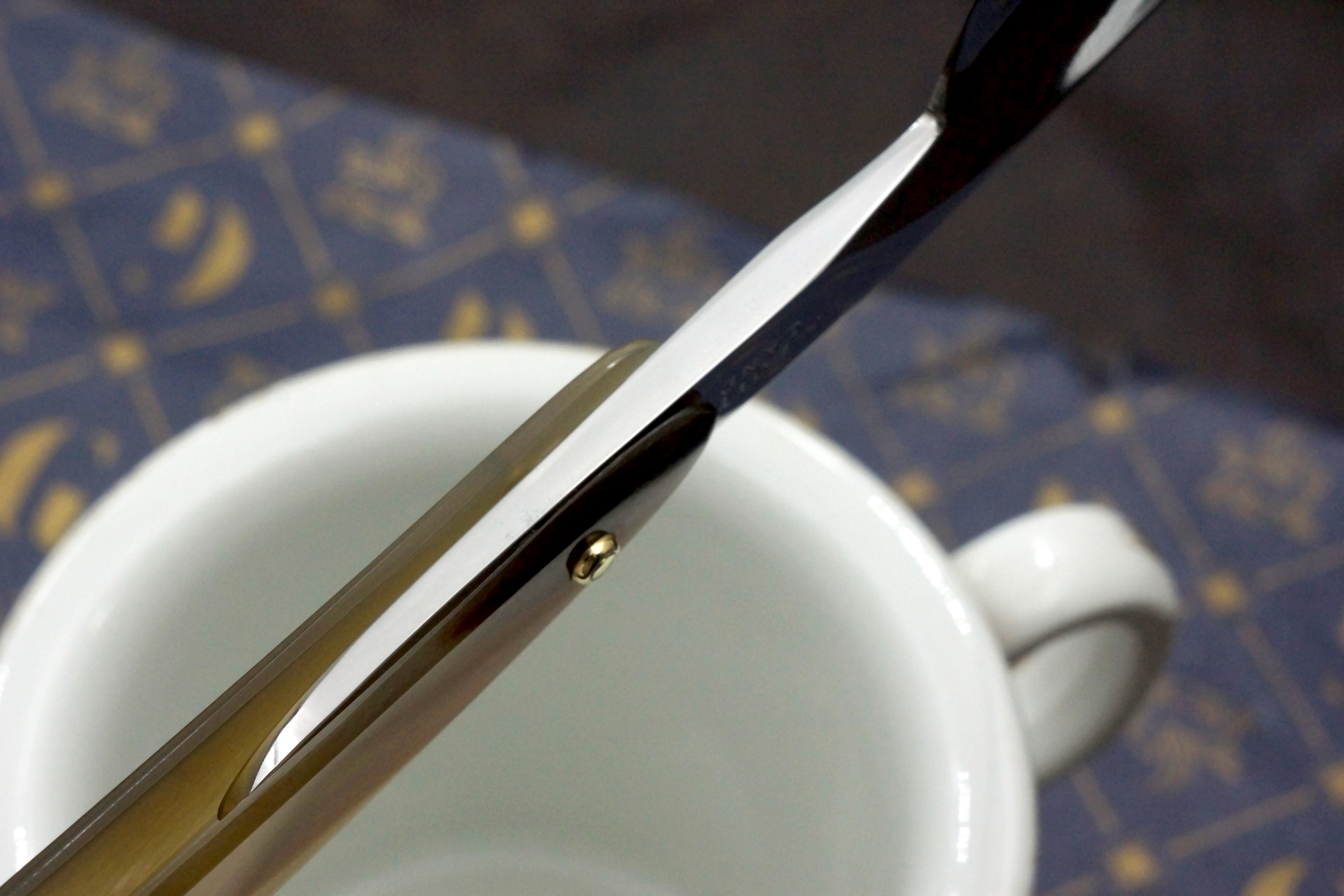 H. Botte Gand 15/16 Blade with New Horn Scales Belgian Straight Razor - Shave Ready