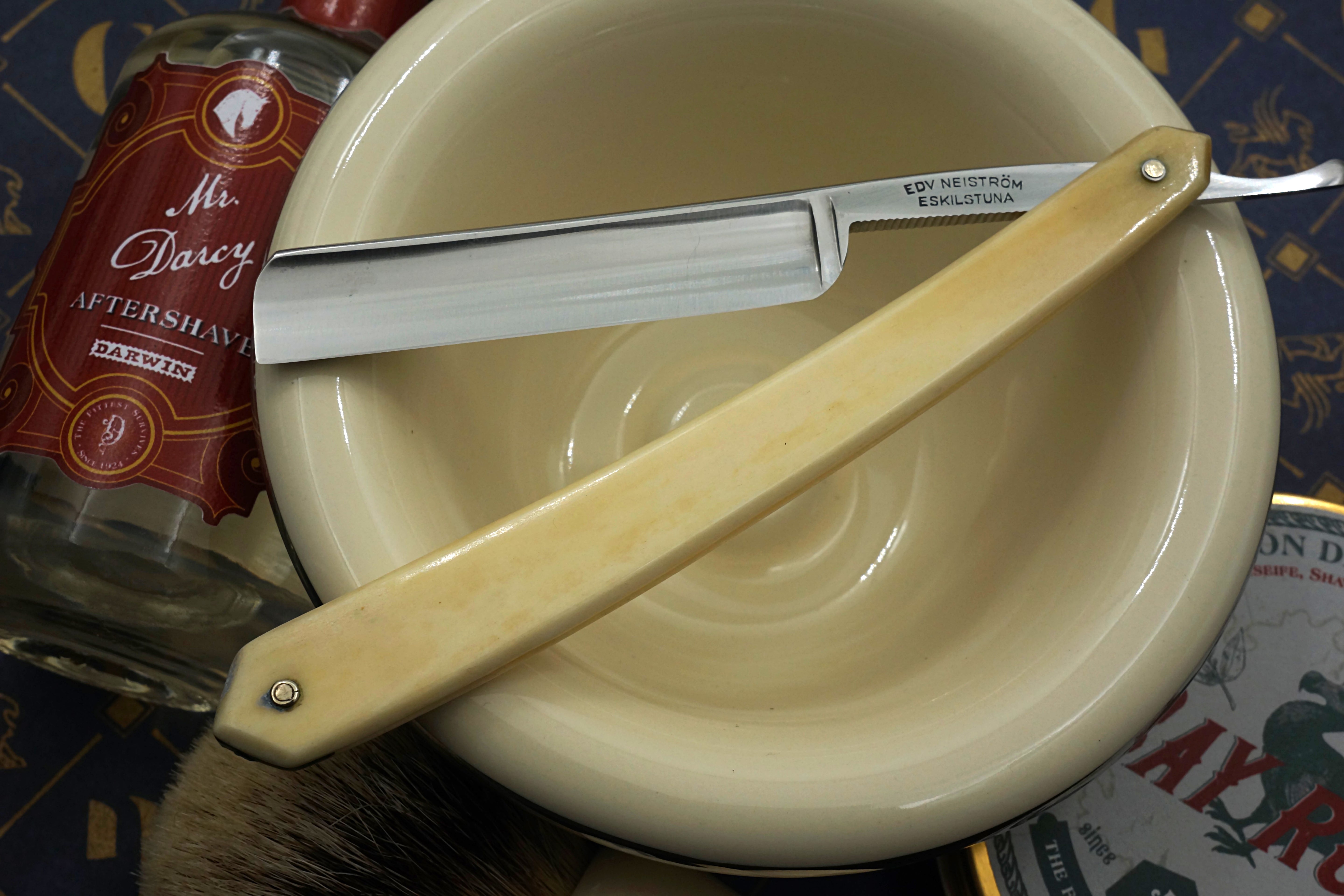 Edv. Neistrom 9/16 Blade - Restored Vintage Swedish Straight Razor - Shave Ready