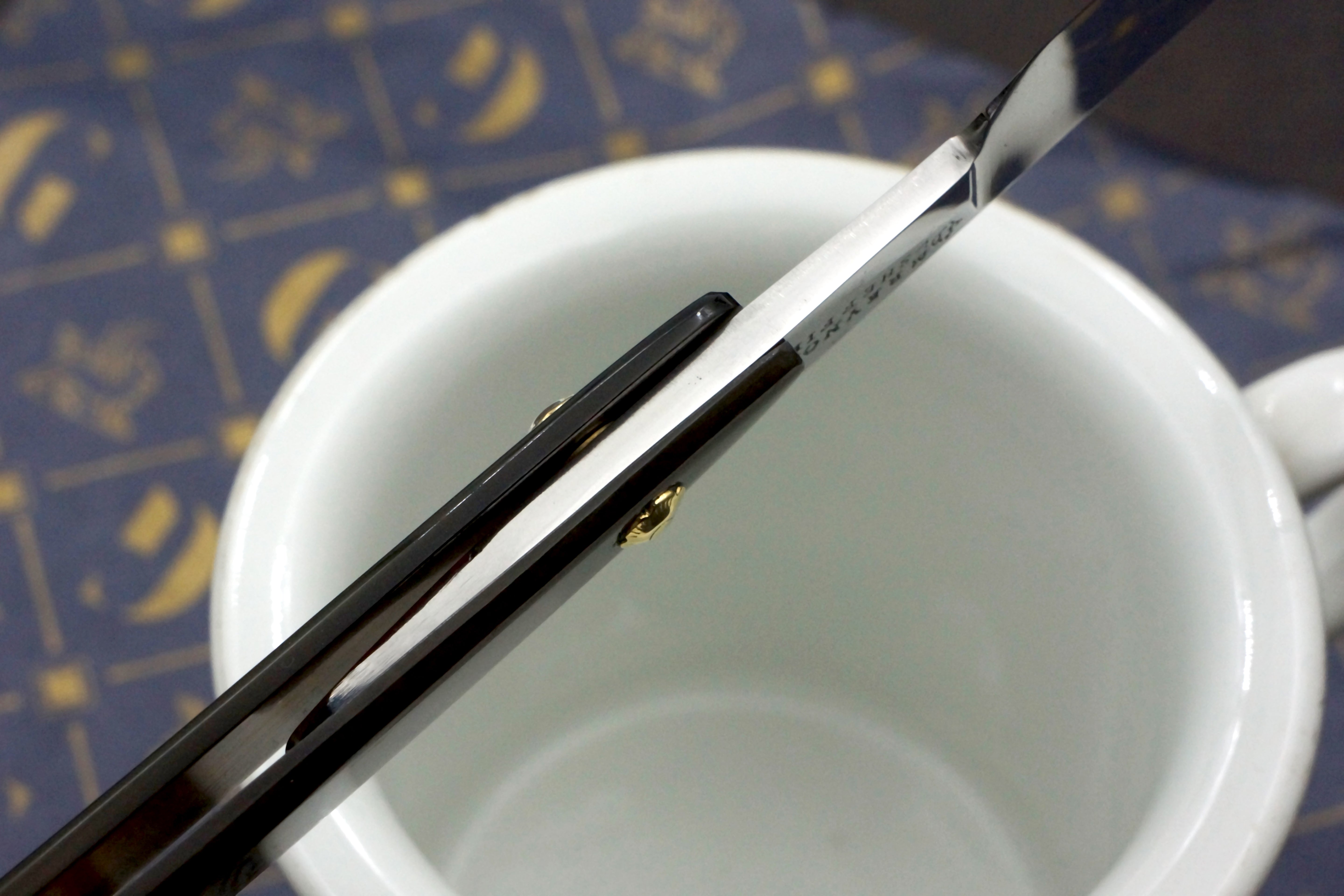 Reynolds VR 13/16 Near Wedge Blade with New Horn Scales - Fully Restored Sheffield Straight Razor - Shave Ready