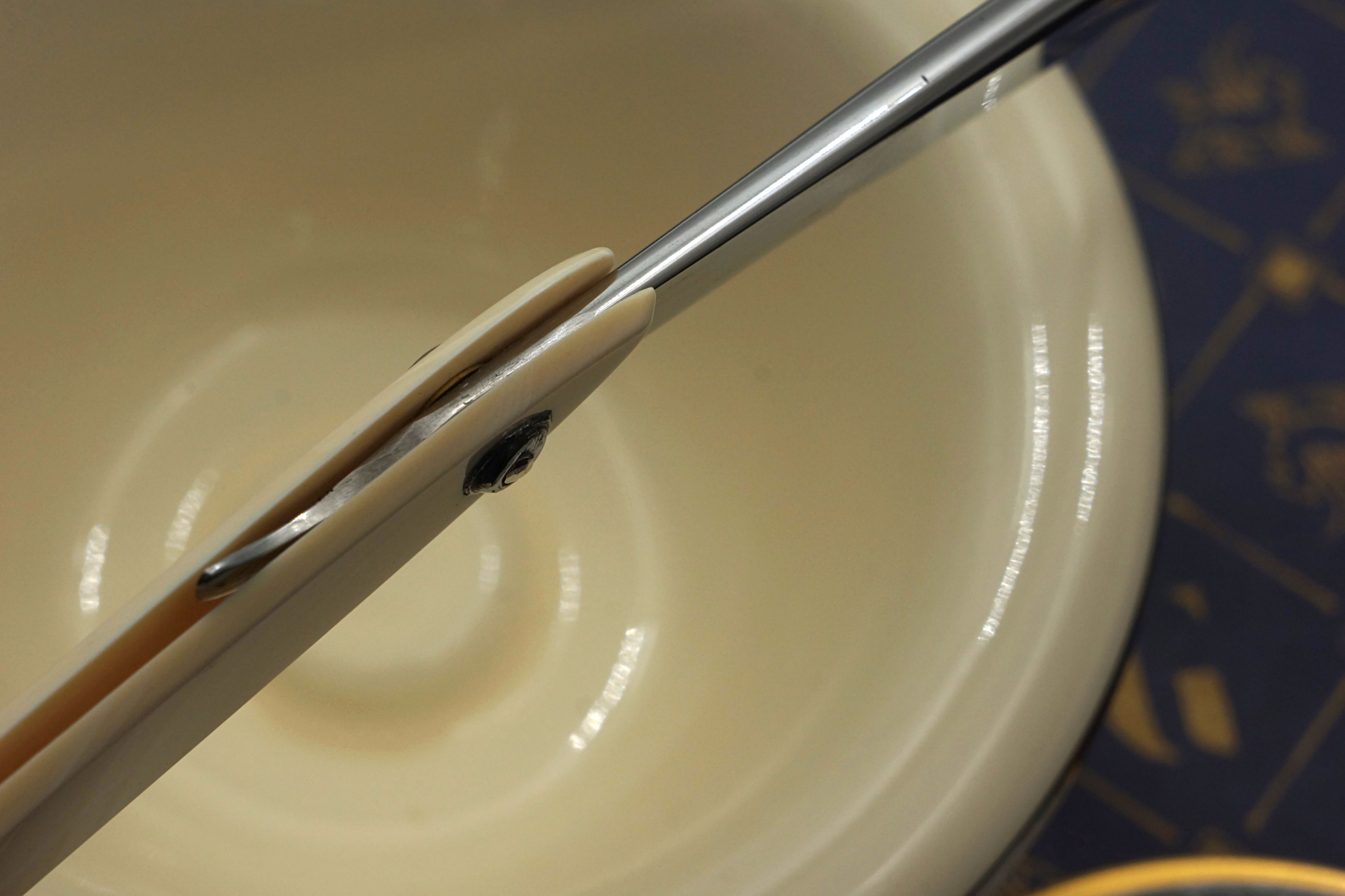 Wade & Butcher? Anchor 11/16 Near Wedge - Stuning & Rare Fully Restored Ivory Scaled Sheffield Straight Razor - Shave Ready