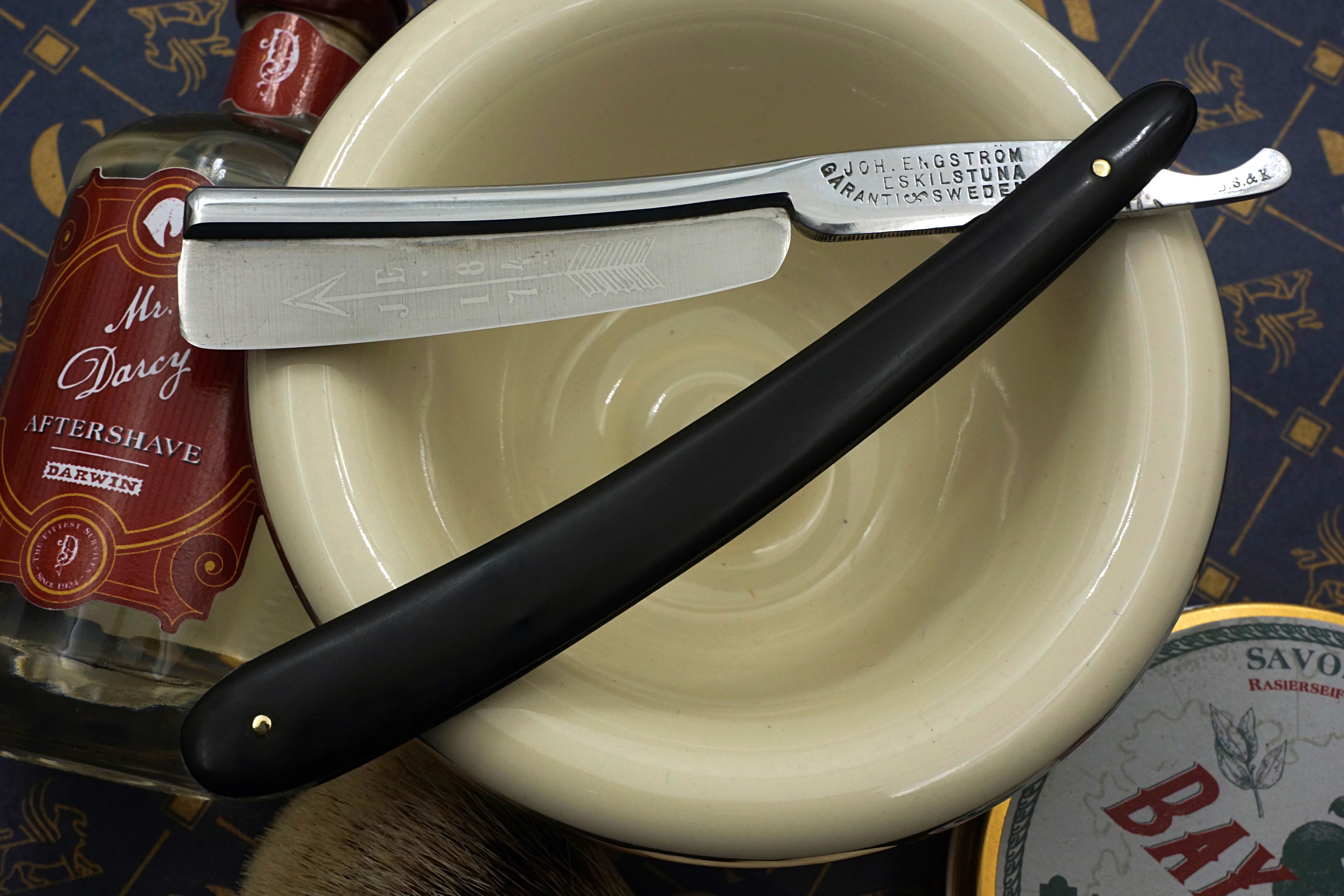 Joh. Engstrom 13/16 Frameback - Excellent Restored Vintage Eskilstuna Sweden Straight Razor - Shave Ready