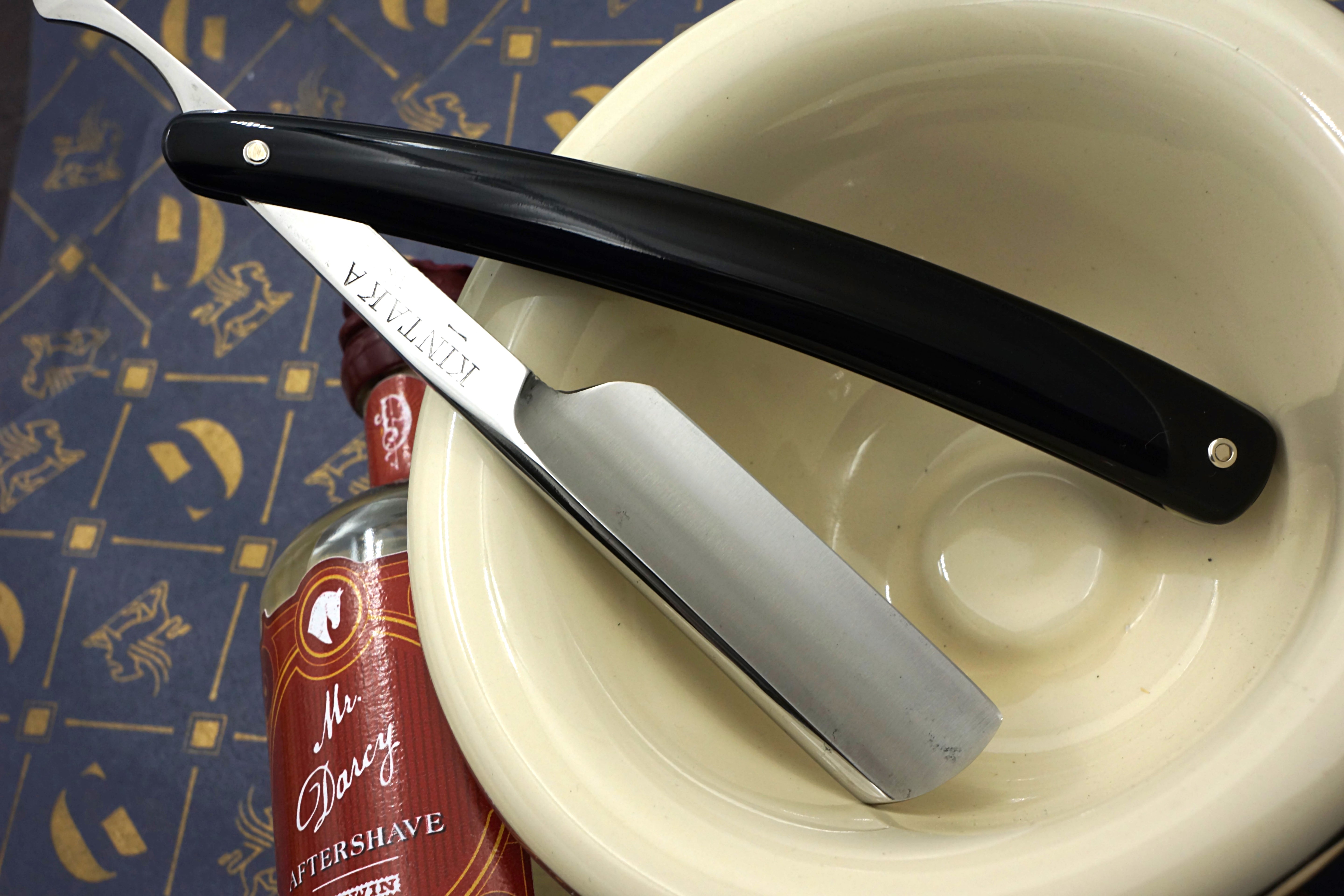 Kintaka Excellent 6/8 Folding Kamisori - Vintage Japanese Straight Razor - Shave Ready