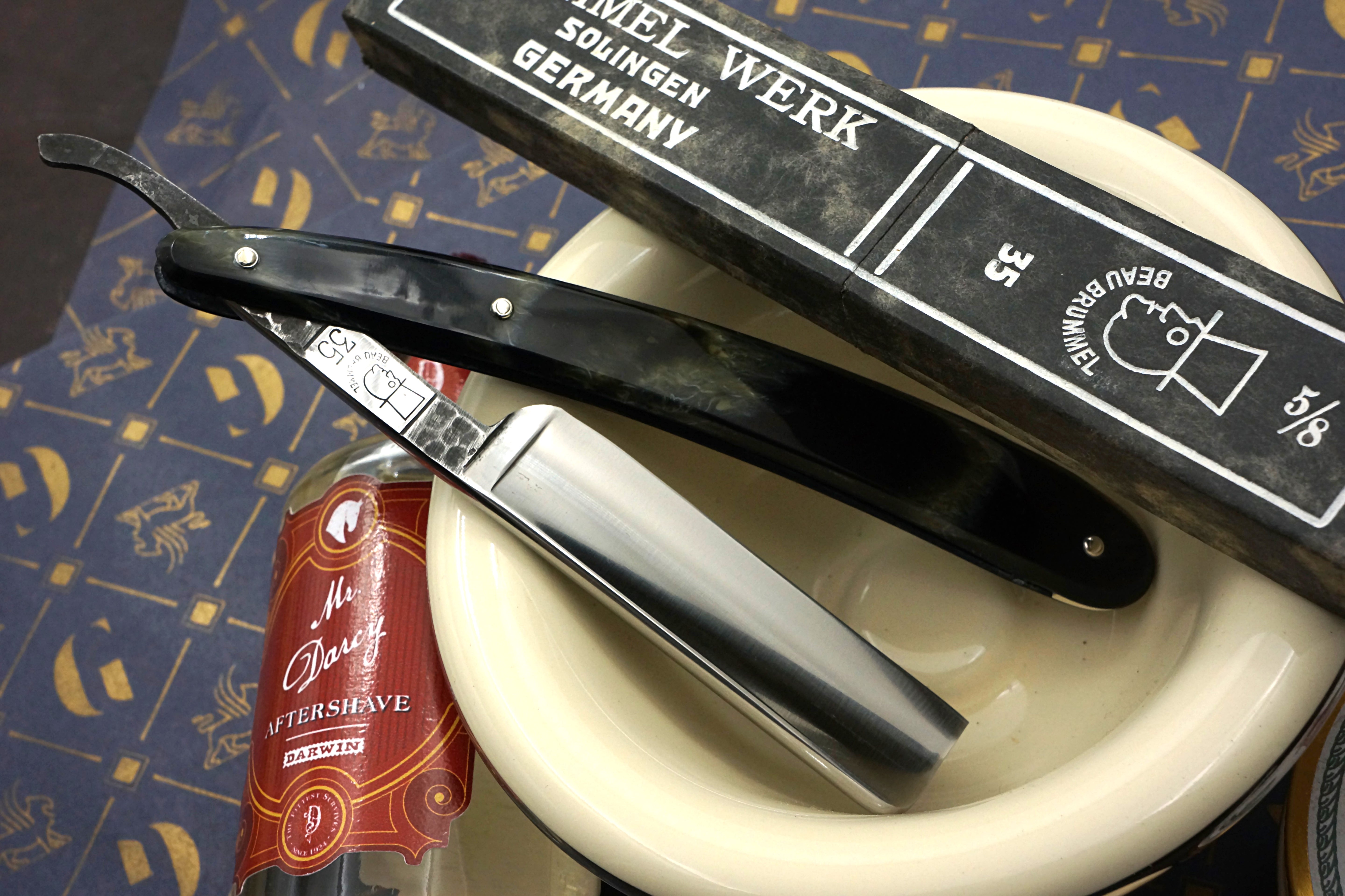 Beau Brummell No.35 11/16" Excellent+ Vintage Solingen Straight Razor - Shave Ready