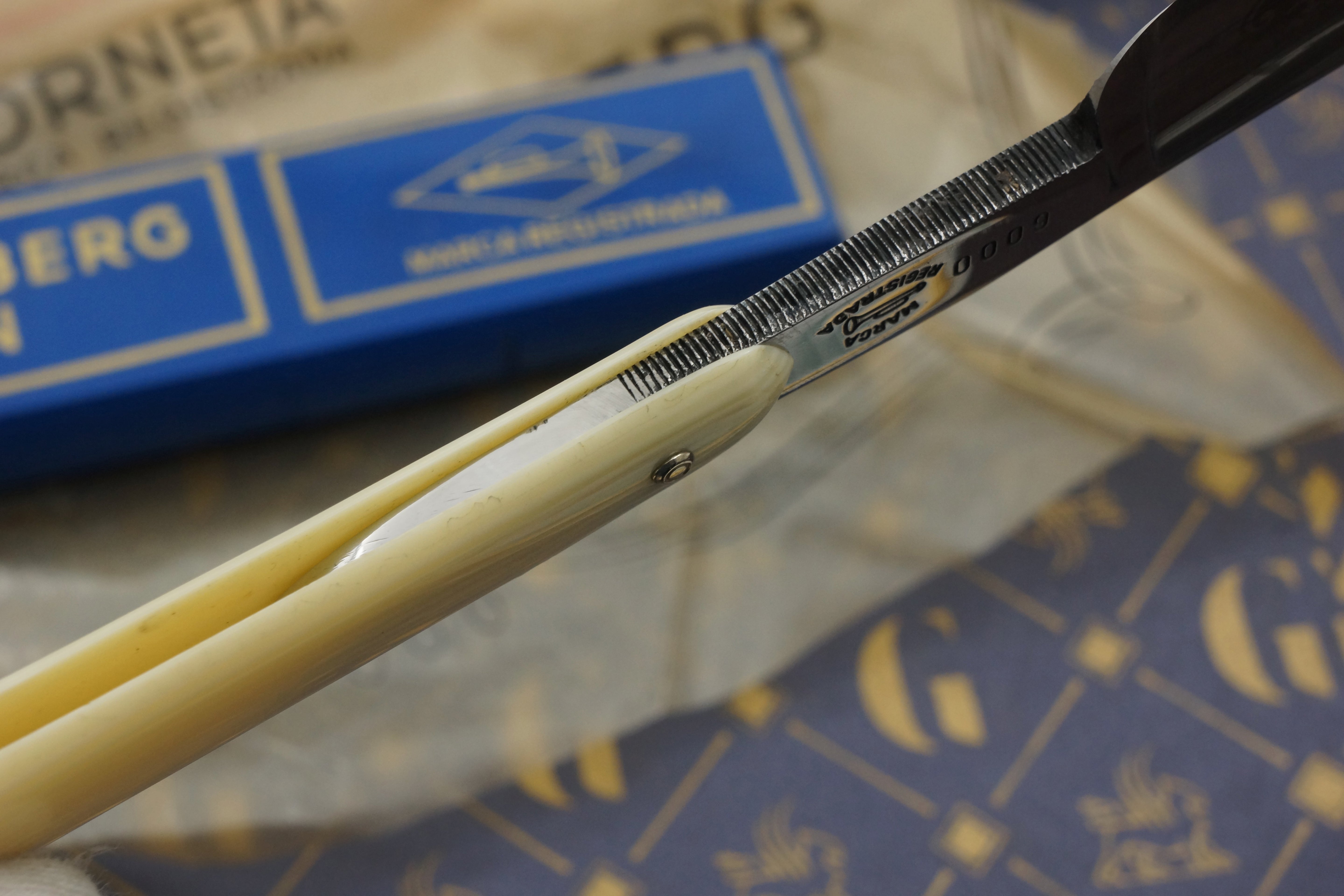 Gebr. Weyersberg - 13/16 Ful Hollow Blade - NOS Vintage Solingen Straight Razor - Shave Ready