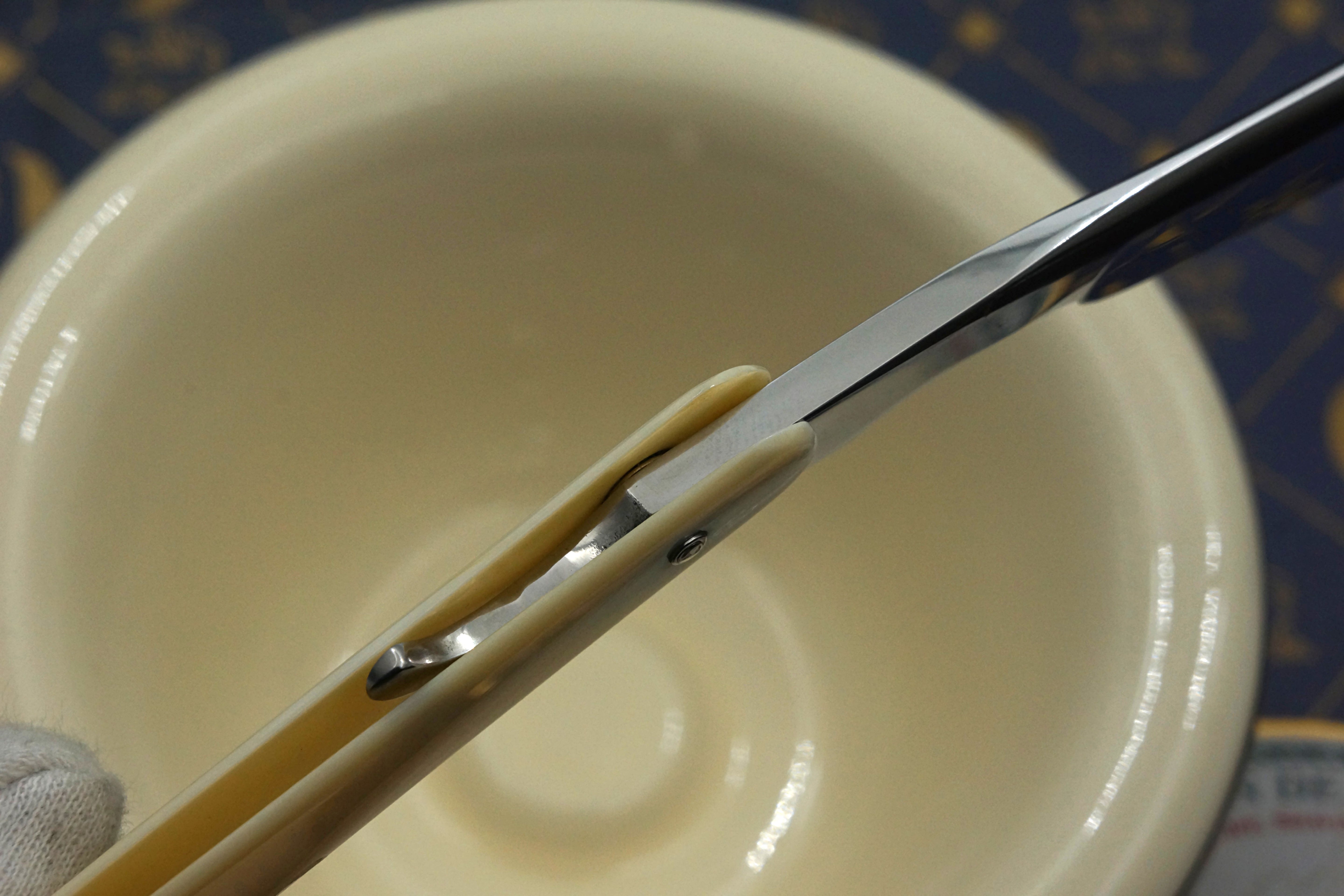 Joseph Mappin 6/8 Near Wedge - Stuning & Rare Fully Restored Ivory & Silver Sheffield Straight Razor - Shave Ready