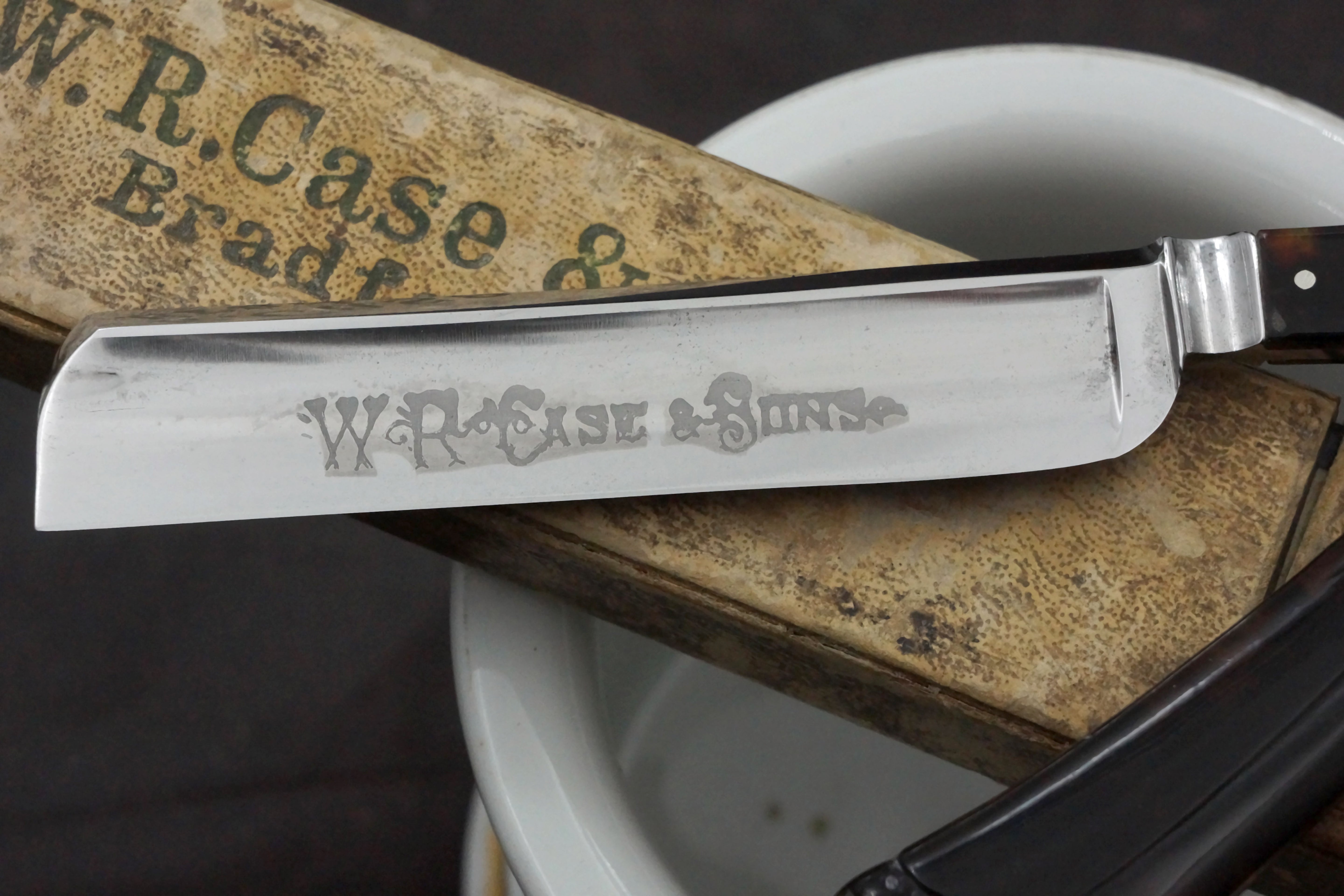 Case Bros. - 5/8 Fancy Clad Tang Scarce American Straight Razor - Shave Ready