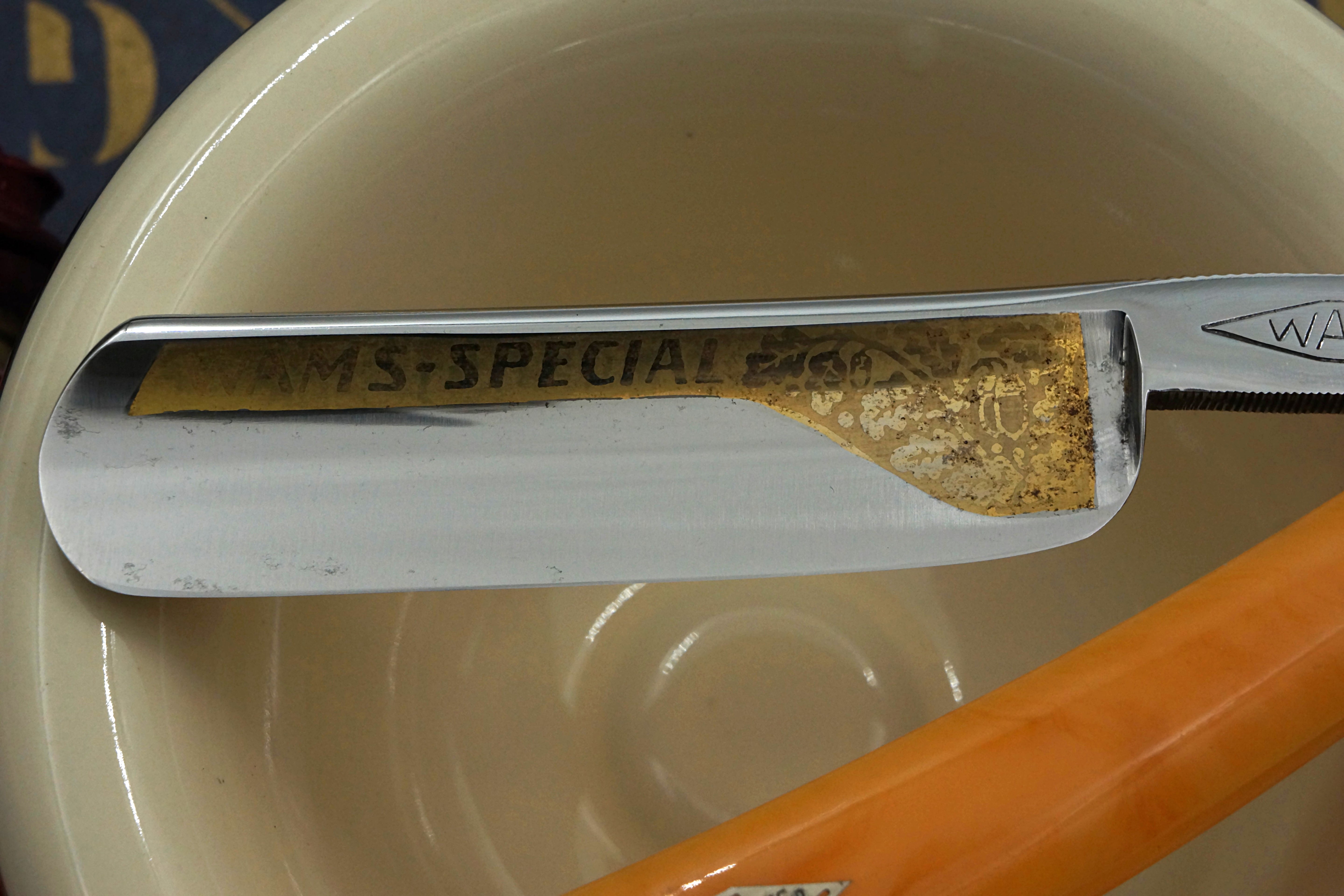 WAMS Special-13/16 Full Hollow Blade - Excellent+ Vintage Solingen Straight Razor - Shave Ready