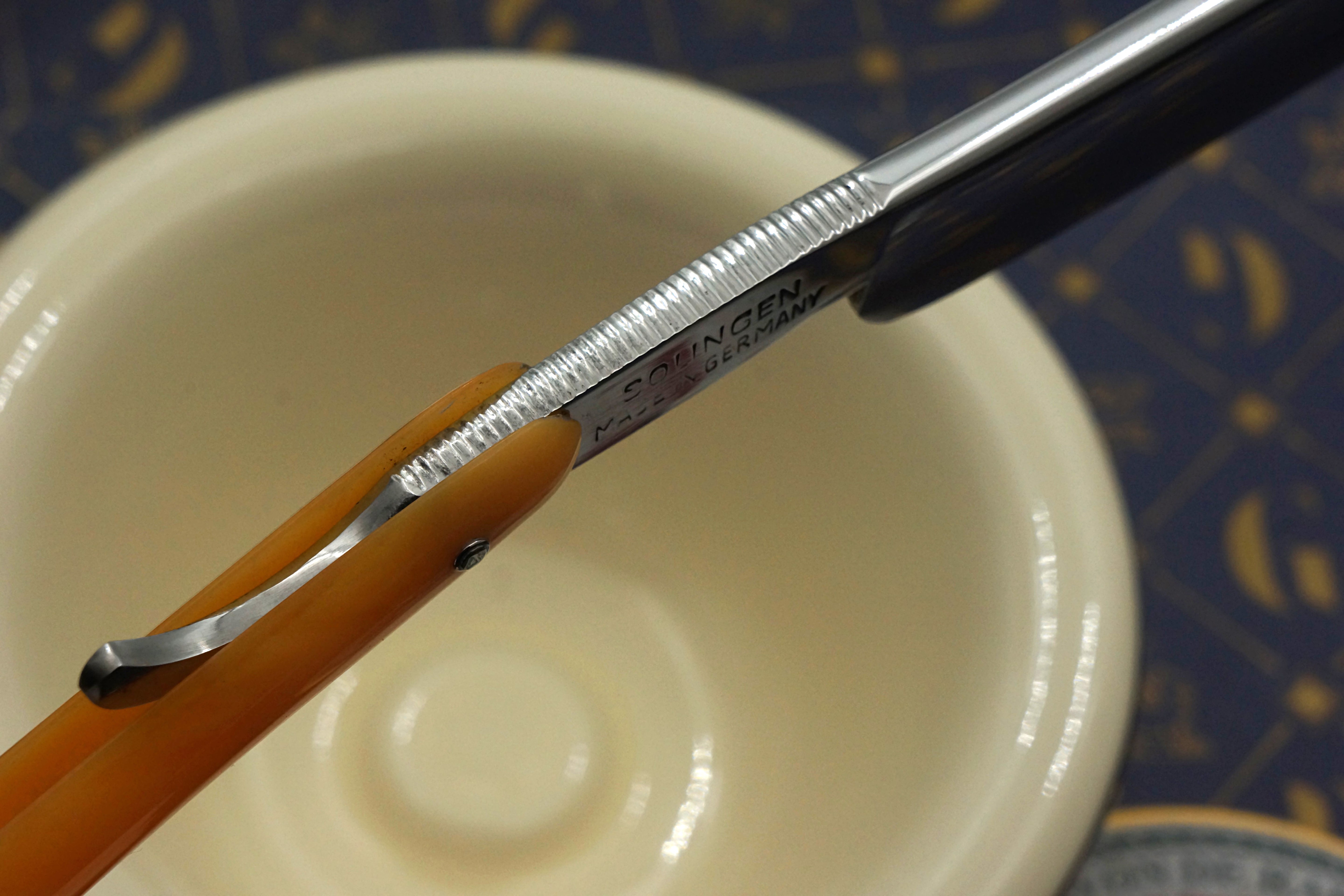 WAMS Special-13/16 Full Hollow Blade - Excellent+ Vintage Solingen Straight Razor - Shave Ready
