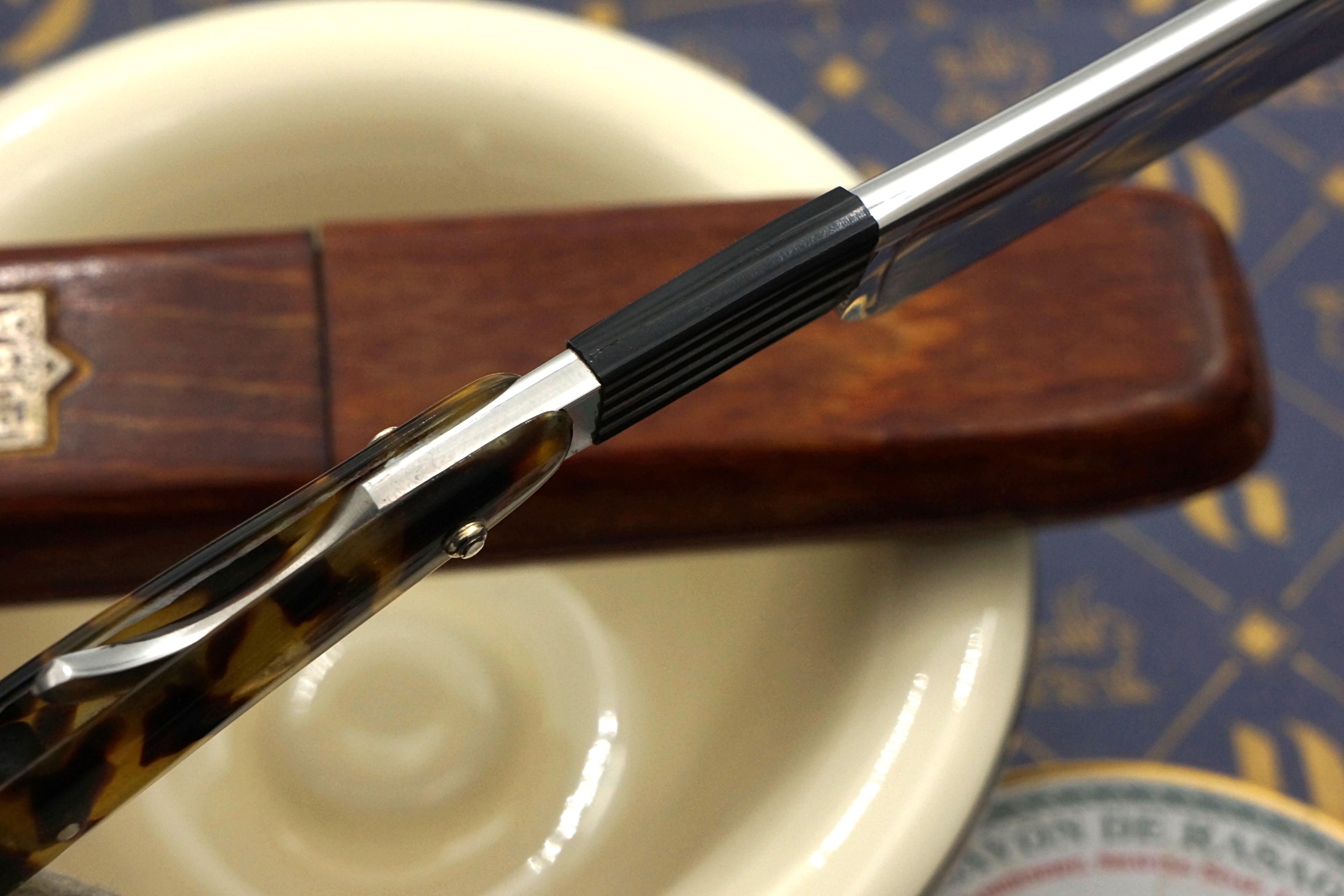 Puma INOX No. 63 11/16 Full Hollow Gorgeous Etch - Rare Near Pristine Vintage Solingen Straight Razor - Shave Ready
