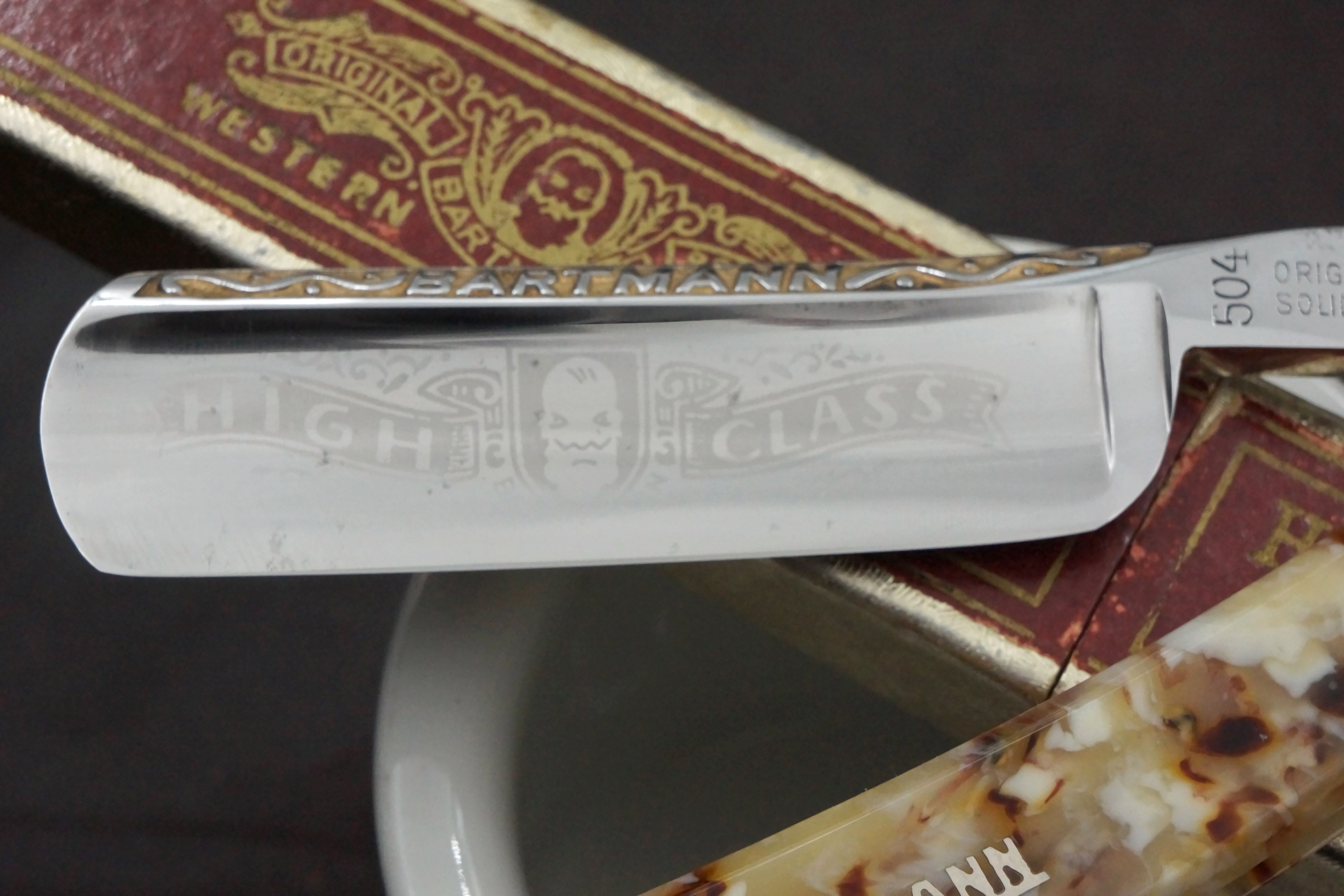 Bartmann Forged Spine 15/16 Extra Hollow Blade - Vintage Solingen Straight Razor - Shave Ready