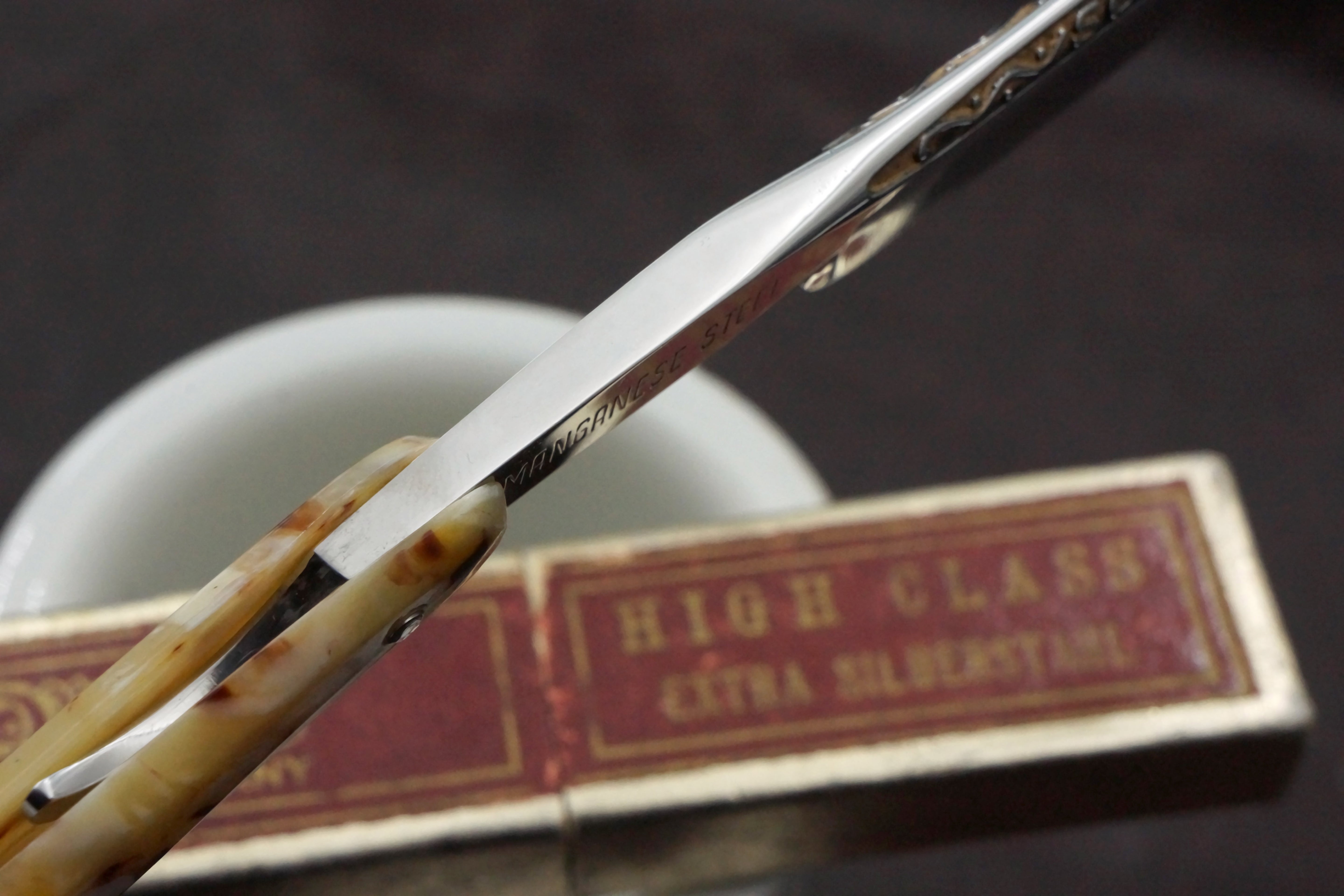 Bartmann Forged Spine 15/16 Extra Hollow Blade - Vintage Solingen Straight Razor - Shave Ready