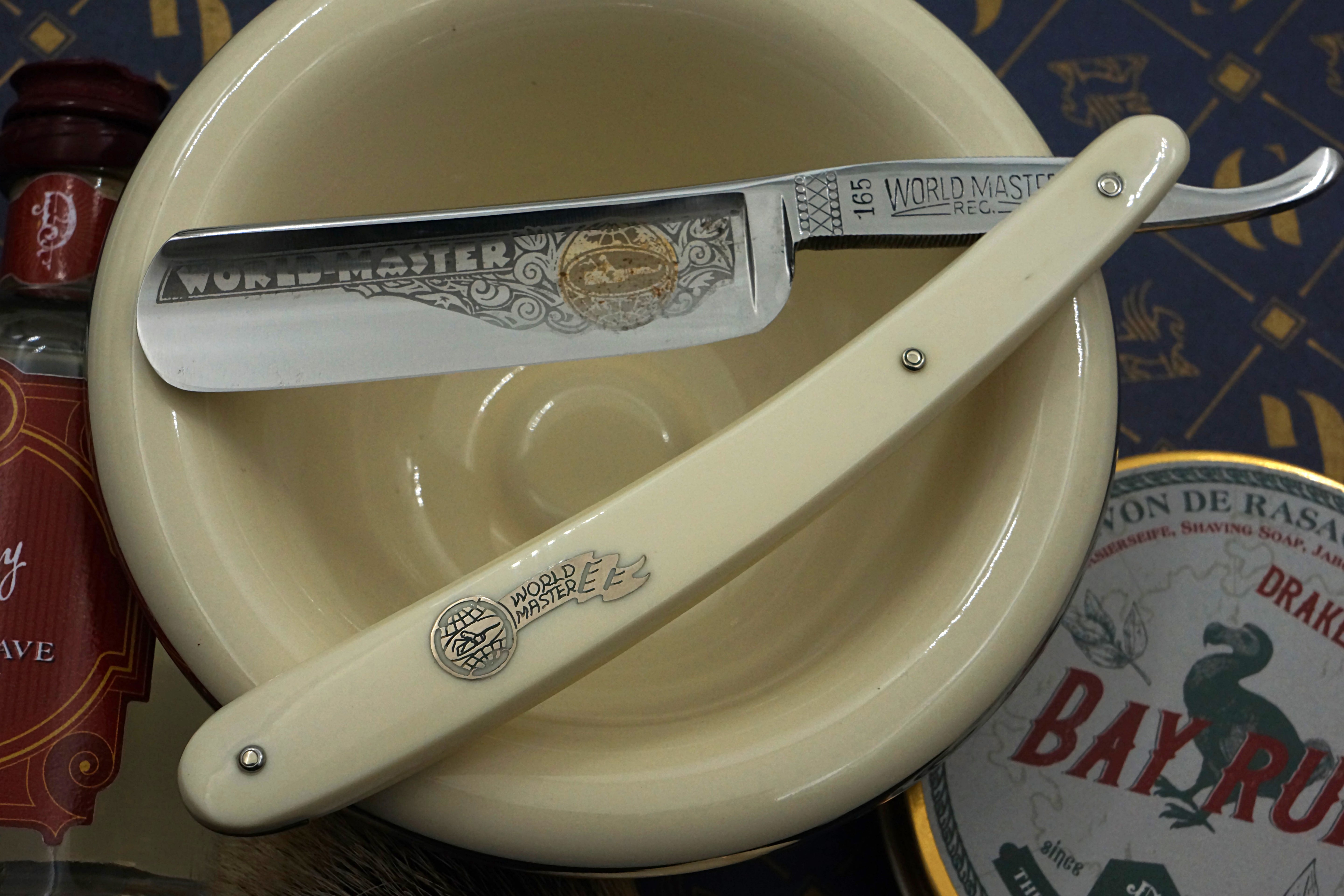 Otto Busch World Master - Excellent 13/16 Full Hollow - Vintage Solingen Straight Razor - Shave Ready